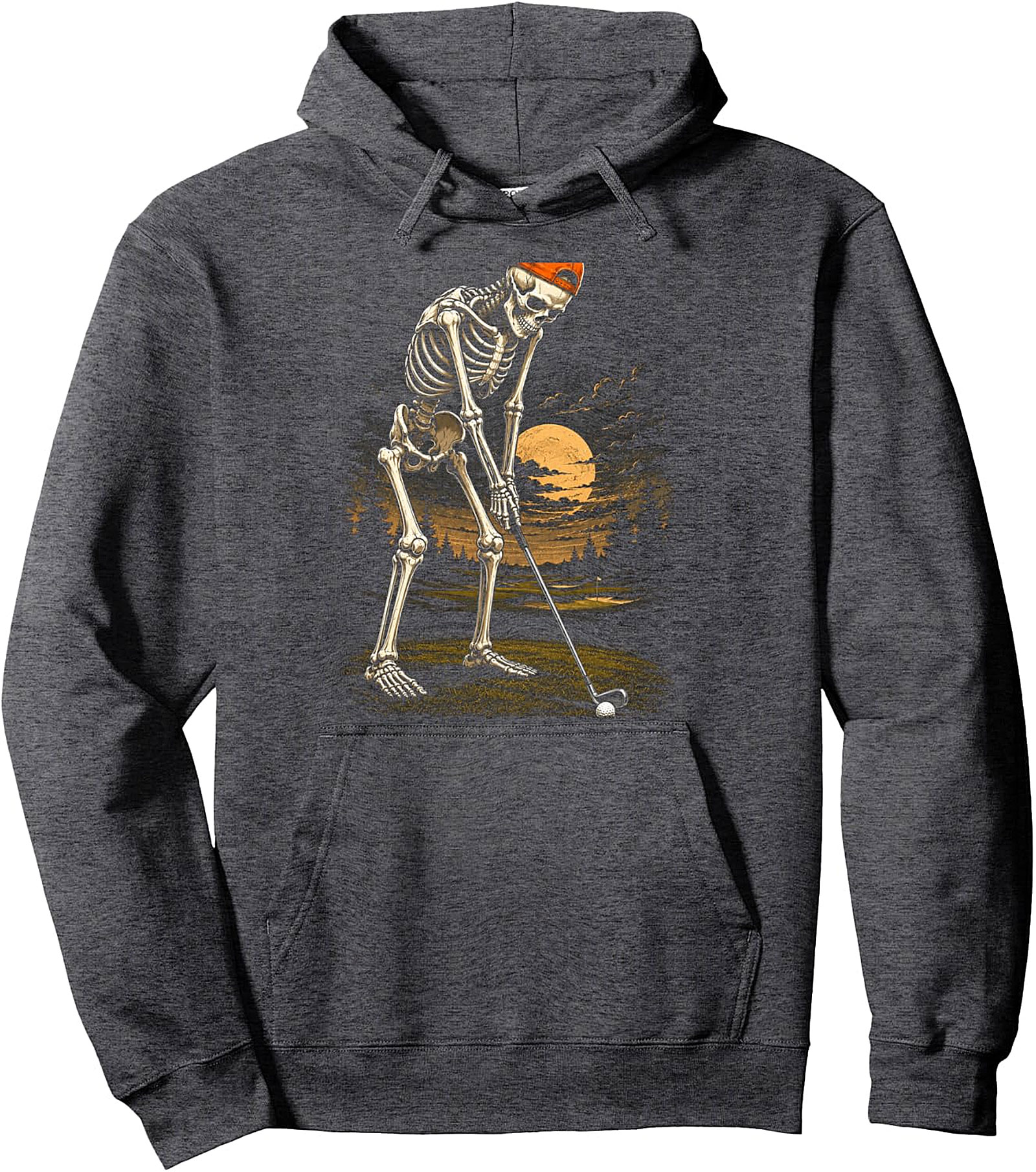  Skeleton Golf Funny Dad Pullover Hoodie | Halloween