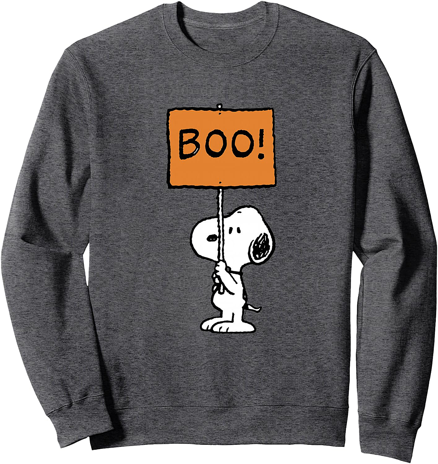  Peanuts Halloween Snoopy Boo! Pullover Sweatshirt