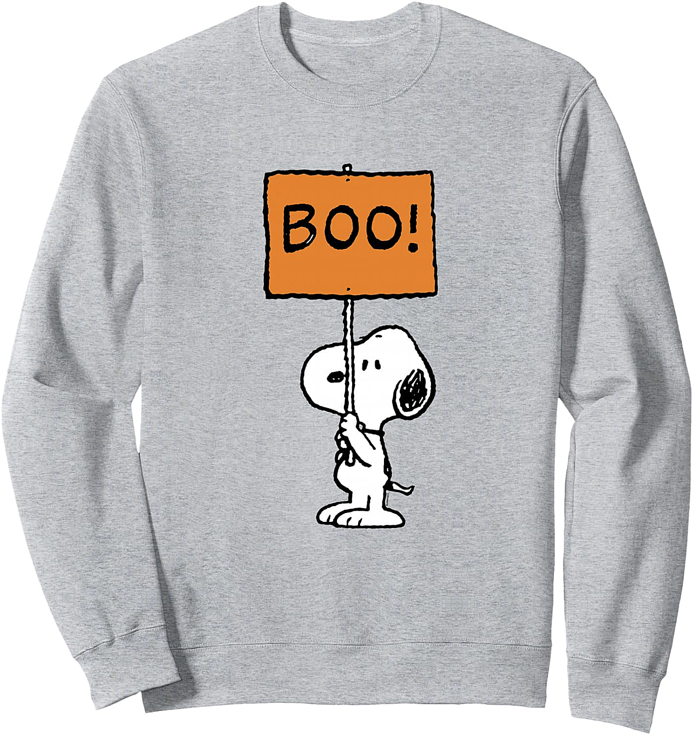  Peanuts Halloween Snoopy Boo! Pullover Sweatshirt