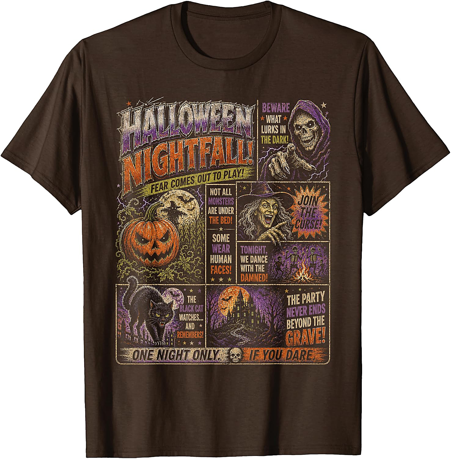 Vintage Halloween Horrorfest T-Shirt | Spooky Graphic Tee