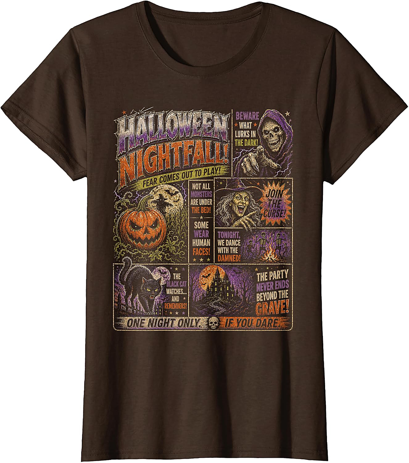 Vintage Halloween Horrorfest T-Shirt | Spooky Graphic Tee