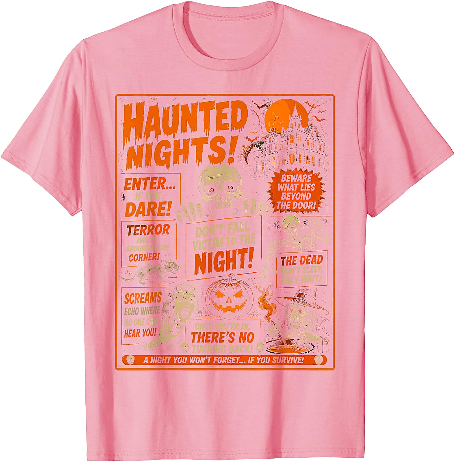 Vintage Horror Halloween T-Shirt | Spooky Poster Tee