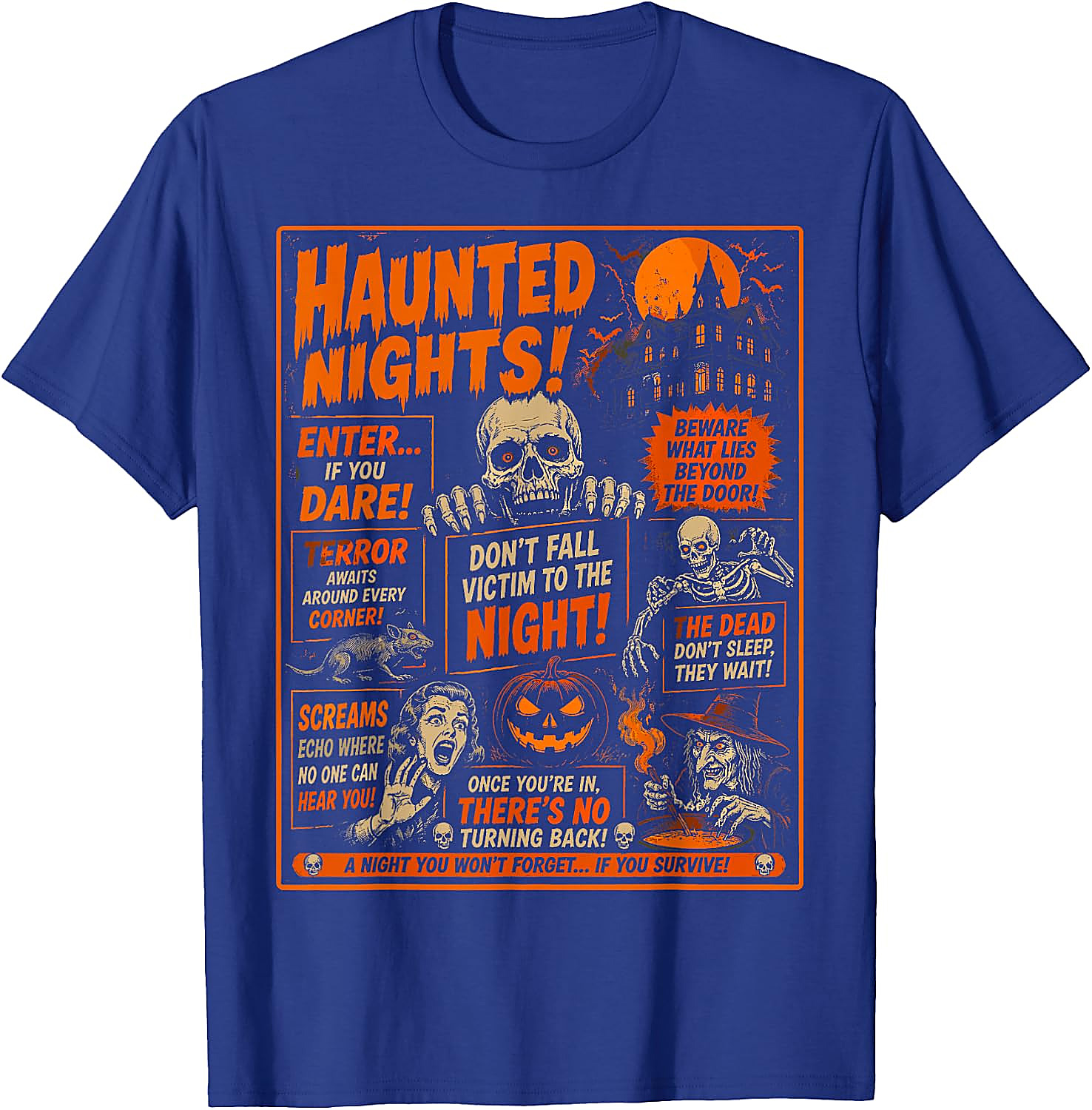 Vintage Horror Halloween T-Shirt | Spooky Poster Tee