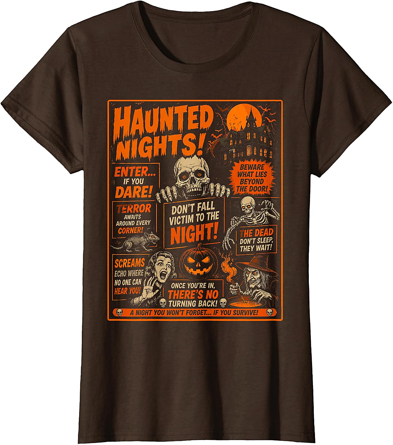 Vintage Horror Halloween T-Shirt | Spooky Poster Tee
