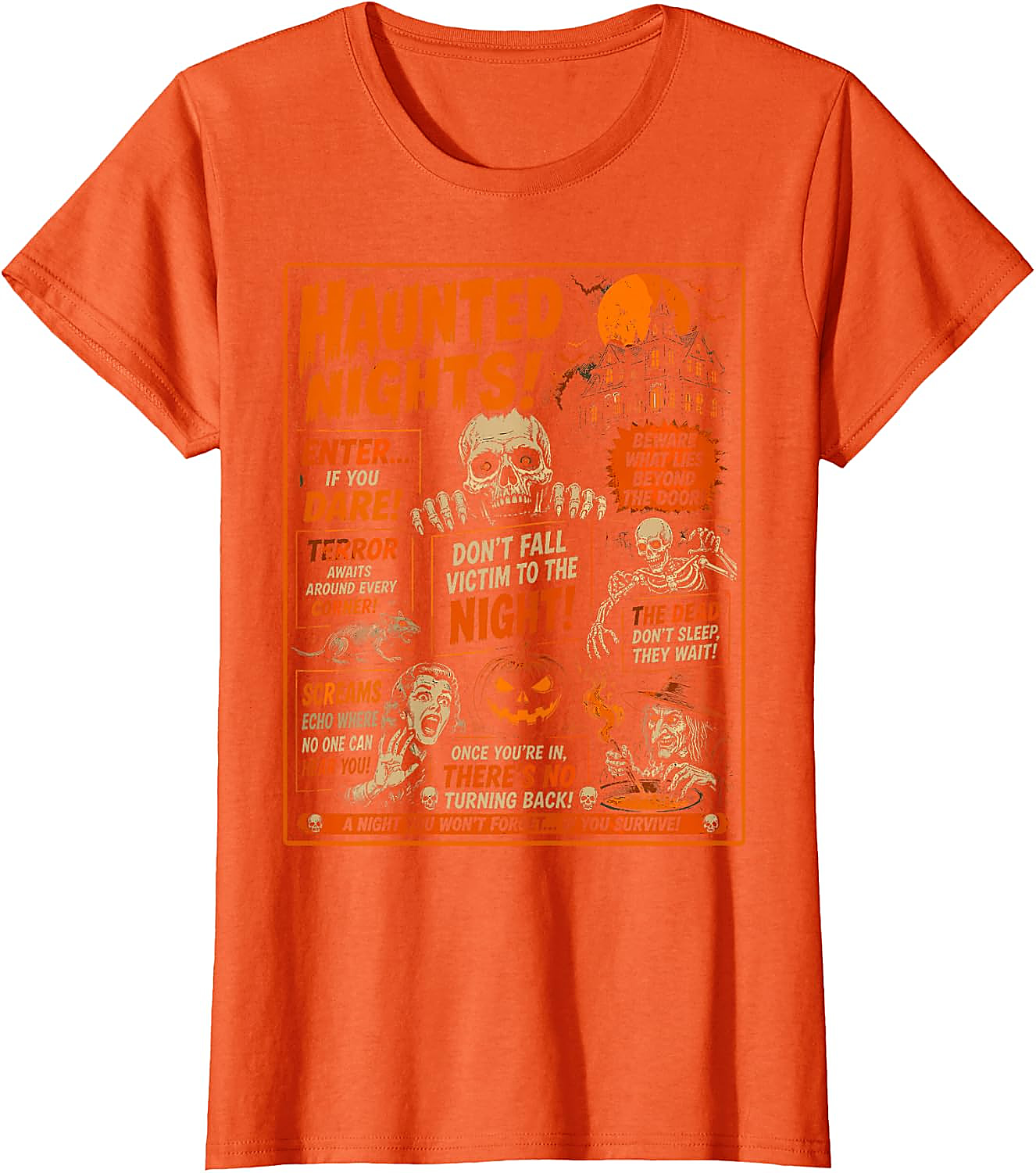 Vintage Horror Halloween T-Shirt | Spooky Poster Tee