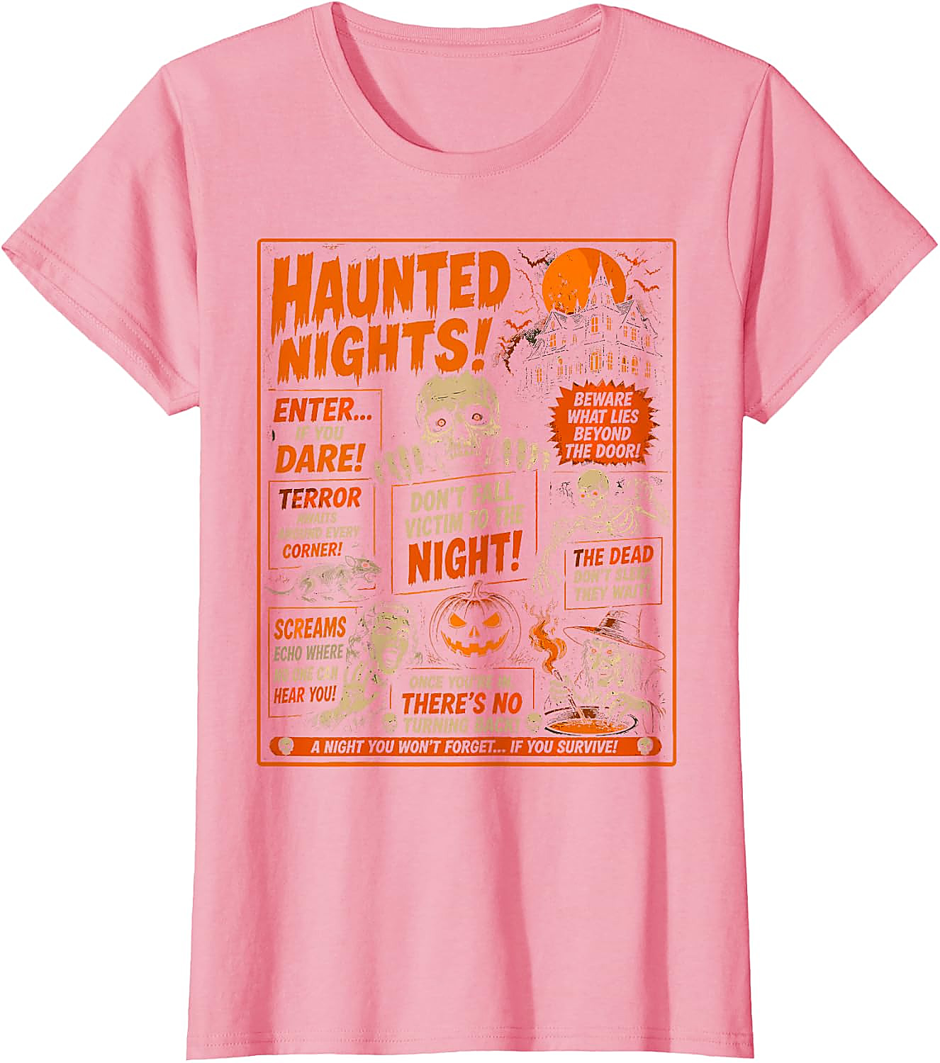 Vintage Horror Halloween T-Shirt | Spooky Poster Tee