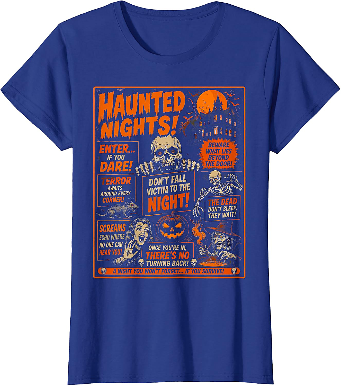 Vintage Horror Halloween T-Shirt | Spooky Poster Tee
