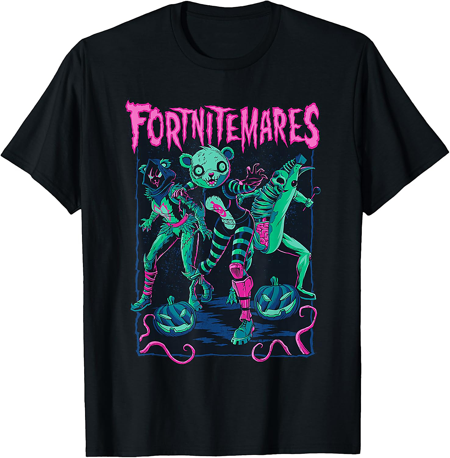 Fortnite Halloween Fortnitemares T-Shirt | Creepy Gamer Tee
