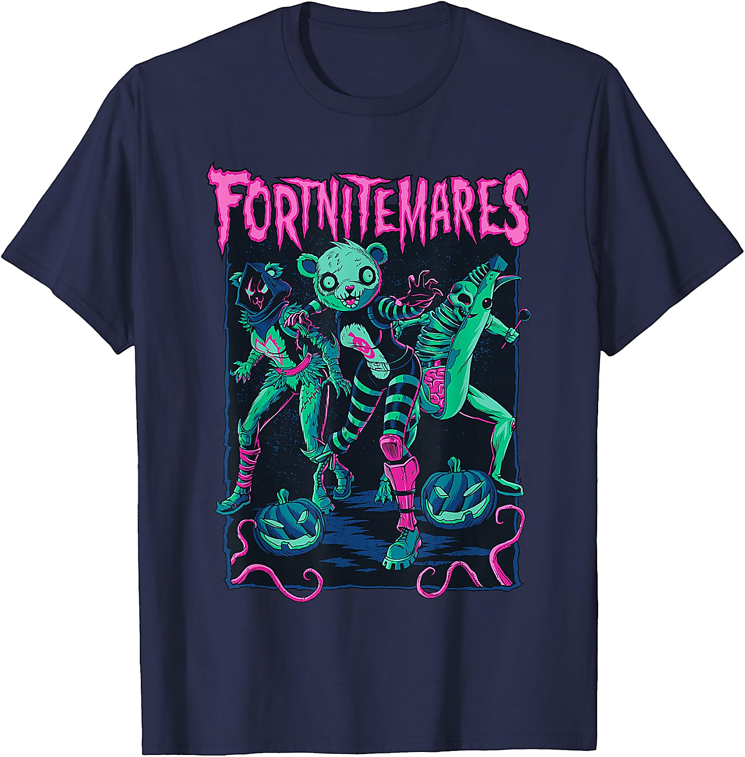 Fortnite Halloween Fortnitemares T-Shirt | Creepy Gamer Tee