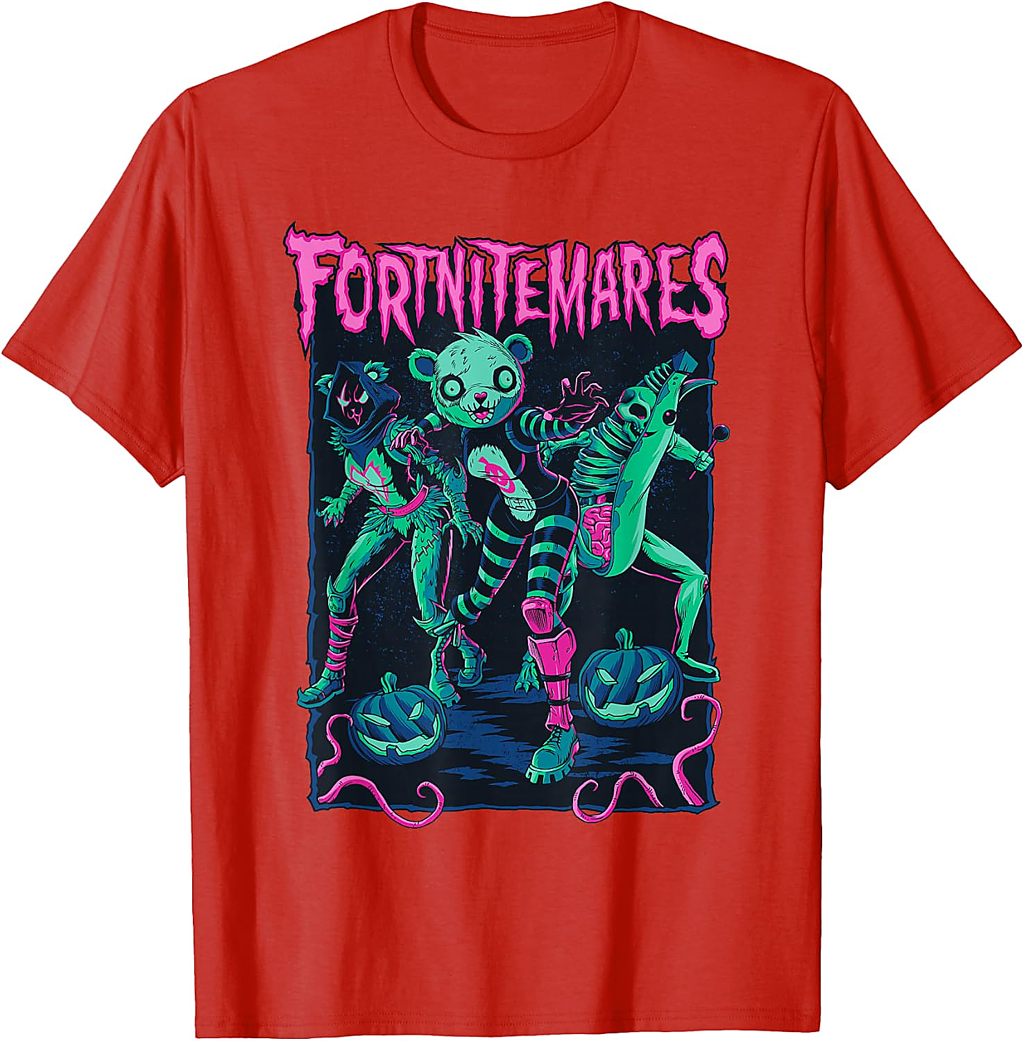 Fortnite Halloween Fortnitemares T-Shirt | Creepy Gamer Tee