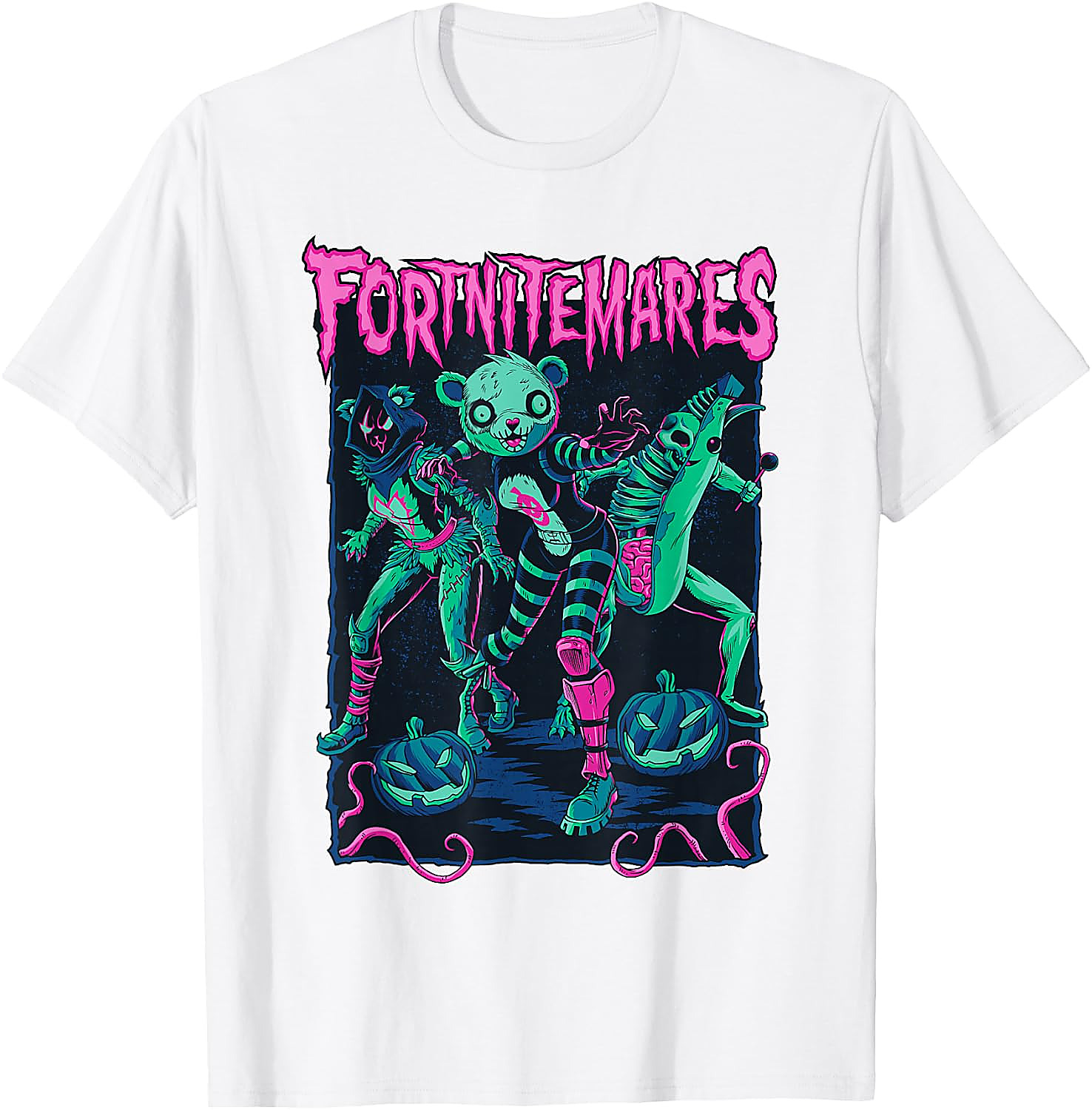 Fortnite Halloween Fortnitemares T-Shirt | Creepy Gamer Tee