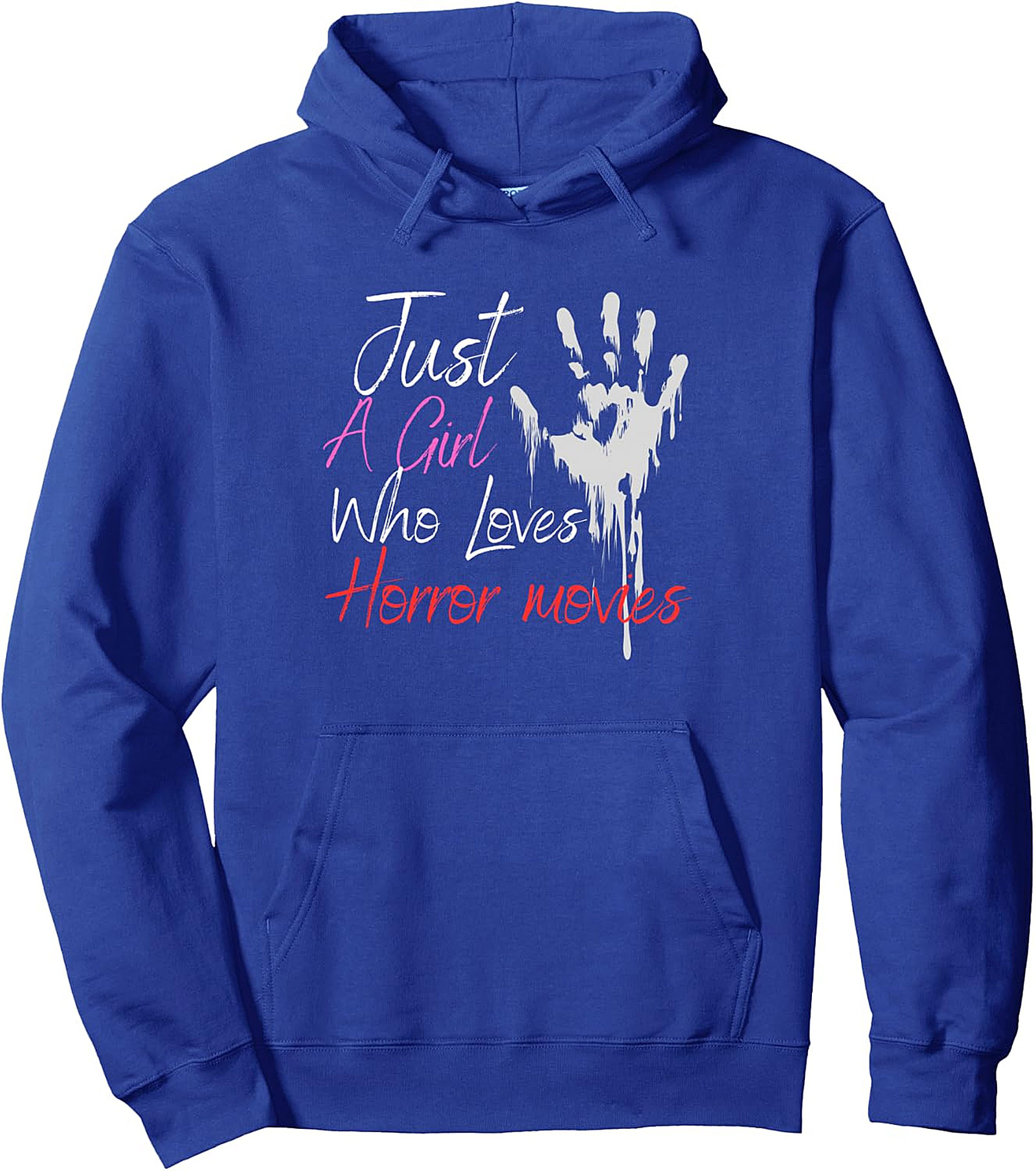 Horror Movies Pullover Hoodie | Just A Girl Who Loves Spooky