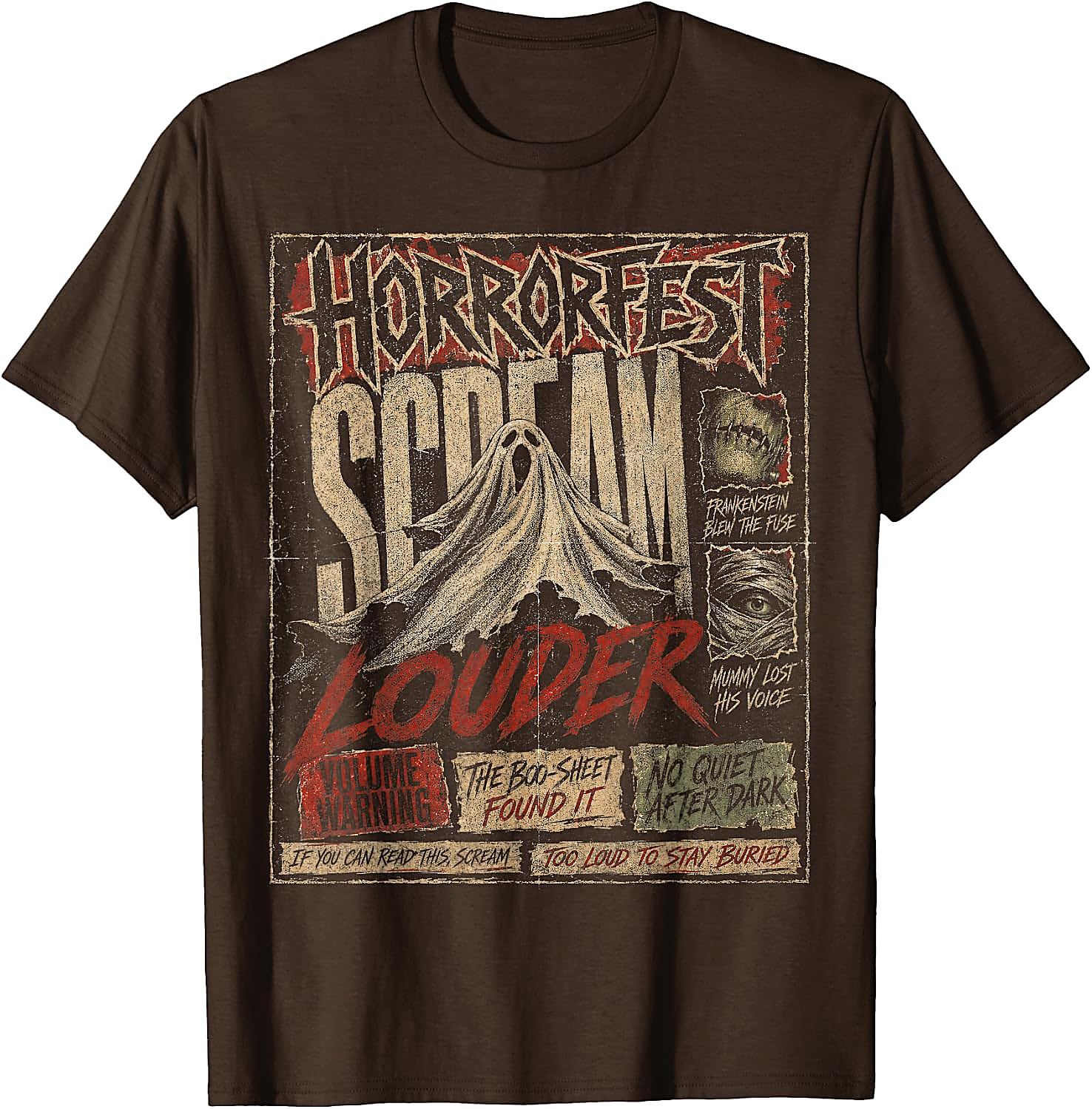 Vintage Horrorfest Halloween T-Shirt | Retro Monster Tee