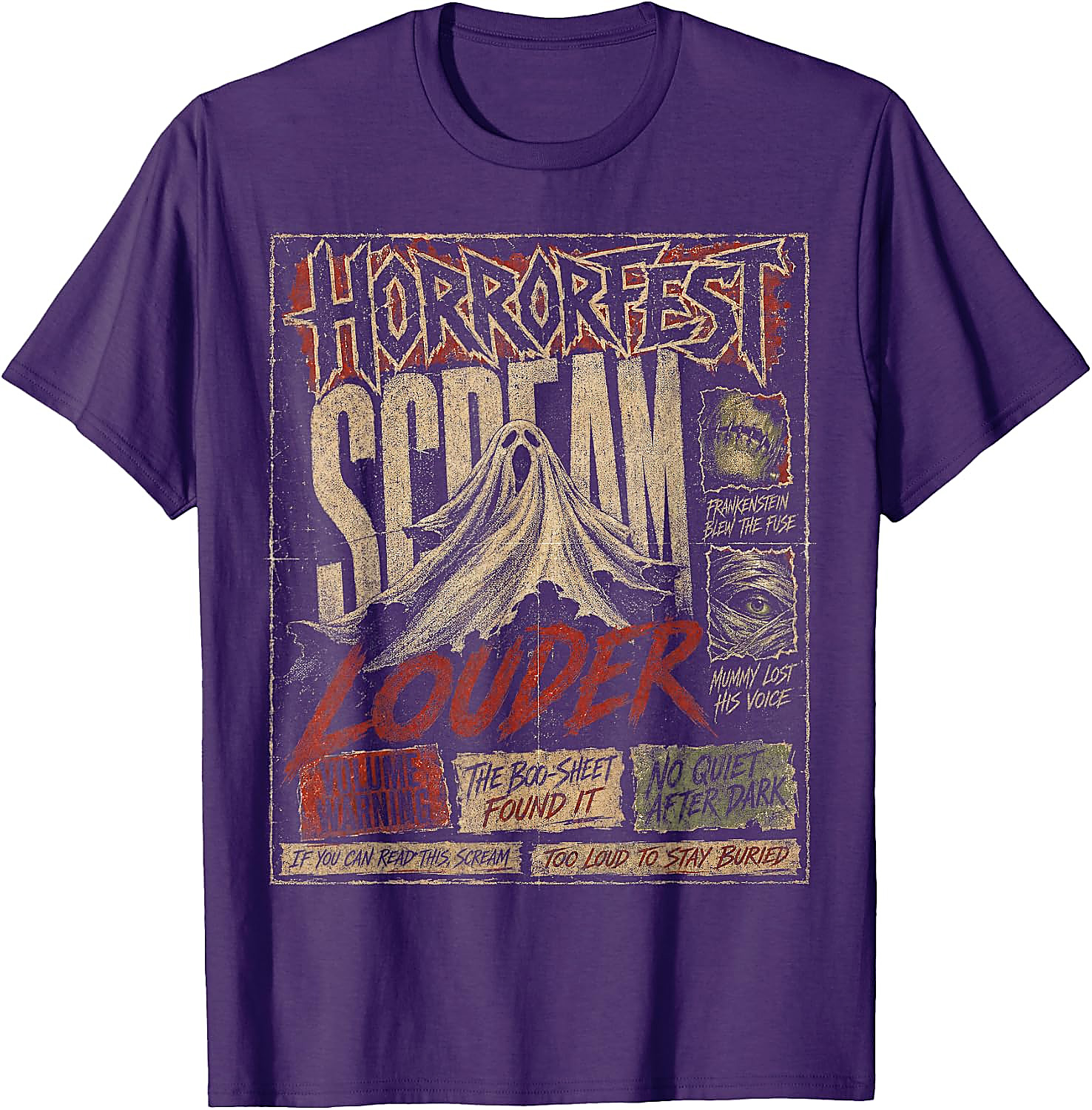 Vintage Horrorfest Halloween T-Shirt | Retro Monster Tee