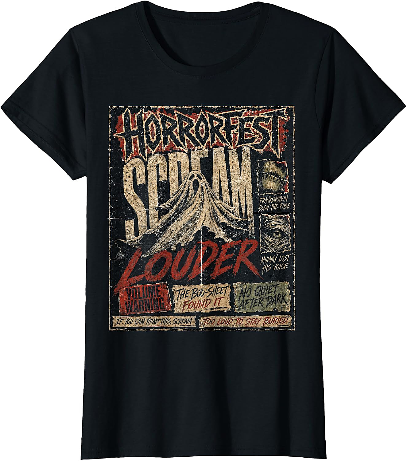 Vintage Horrorfest Halloween T-Shirt | Retro Monster Tee