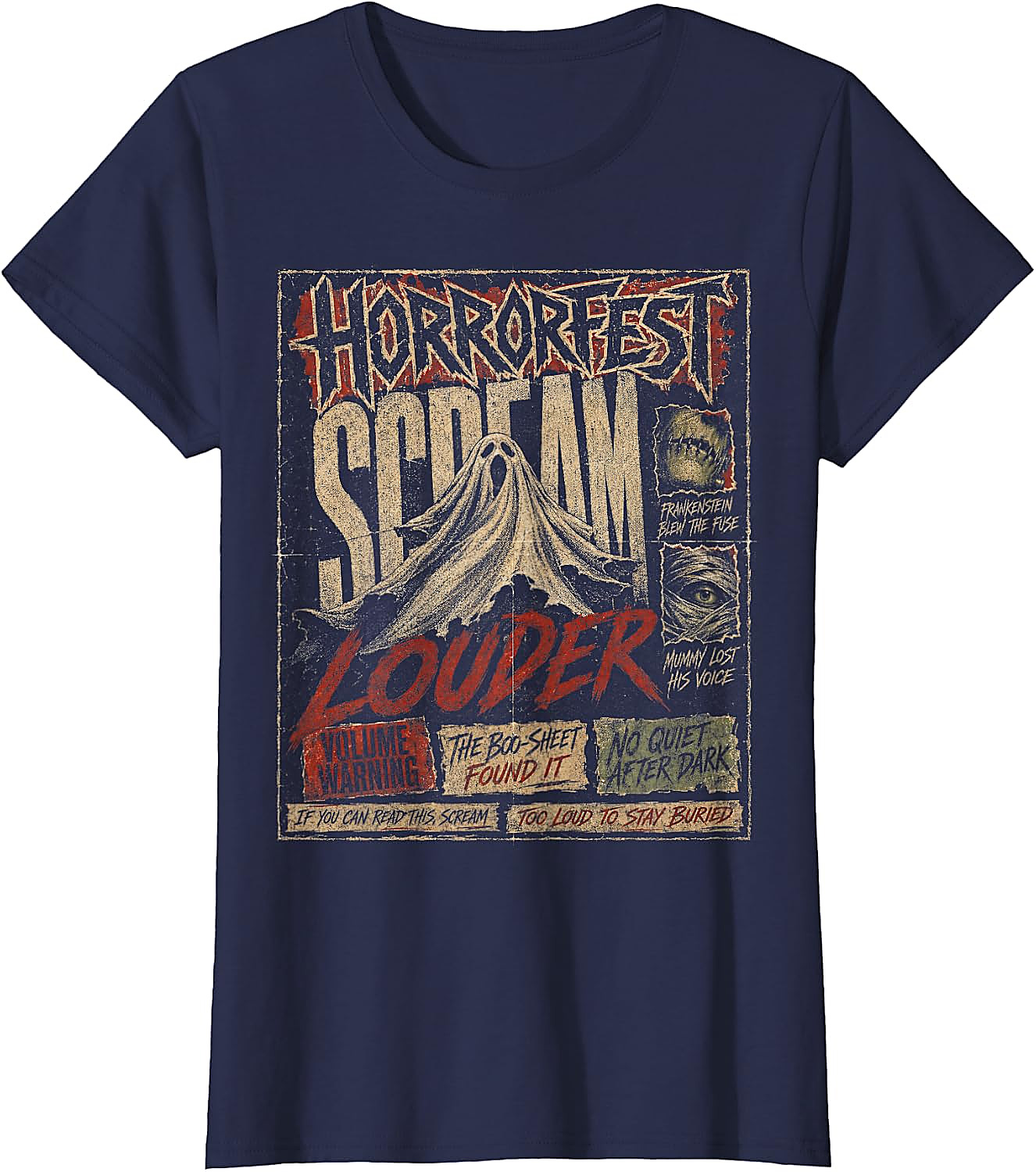 Vintage Horrorfest Halloween T-Shirt | Retro Monster Tee