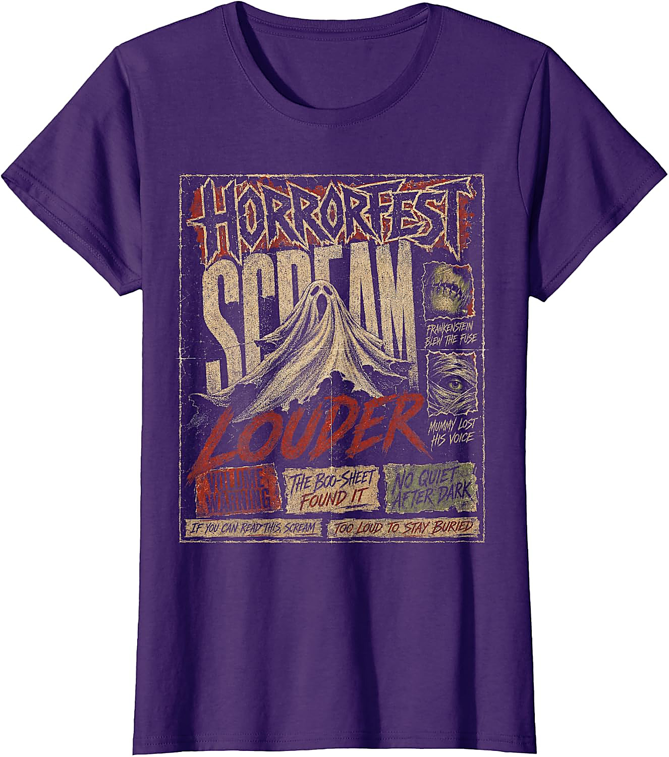 Vintage Horrorfest Halloween T-Shirt | Retro Monster Tee