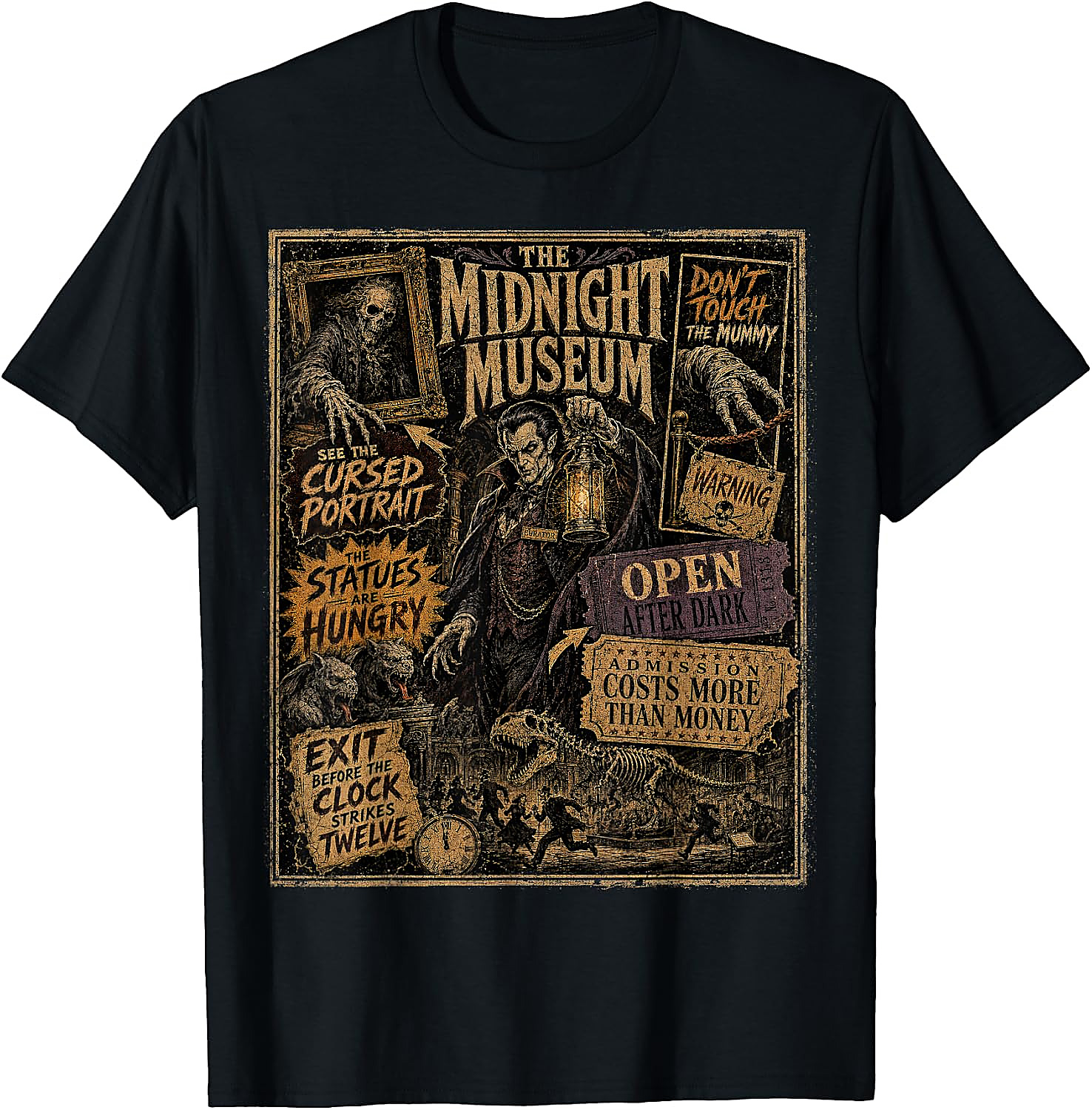 Vintage Halloween Poster Shirt | Midnight Museum Tee