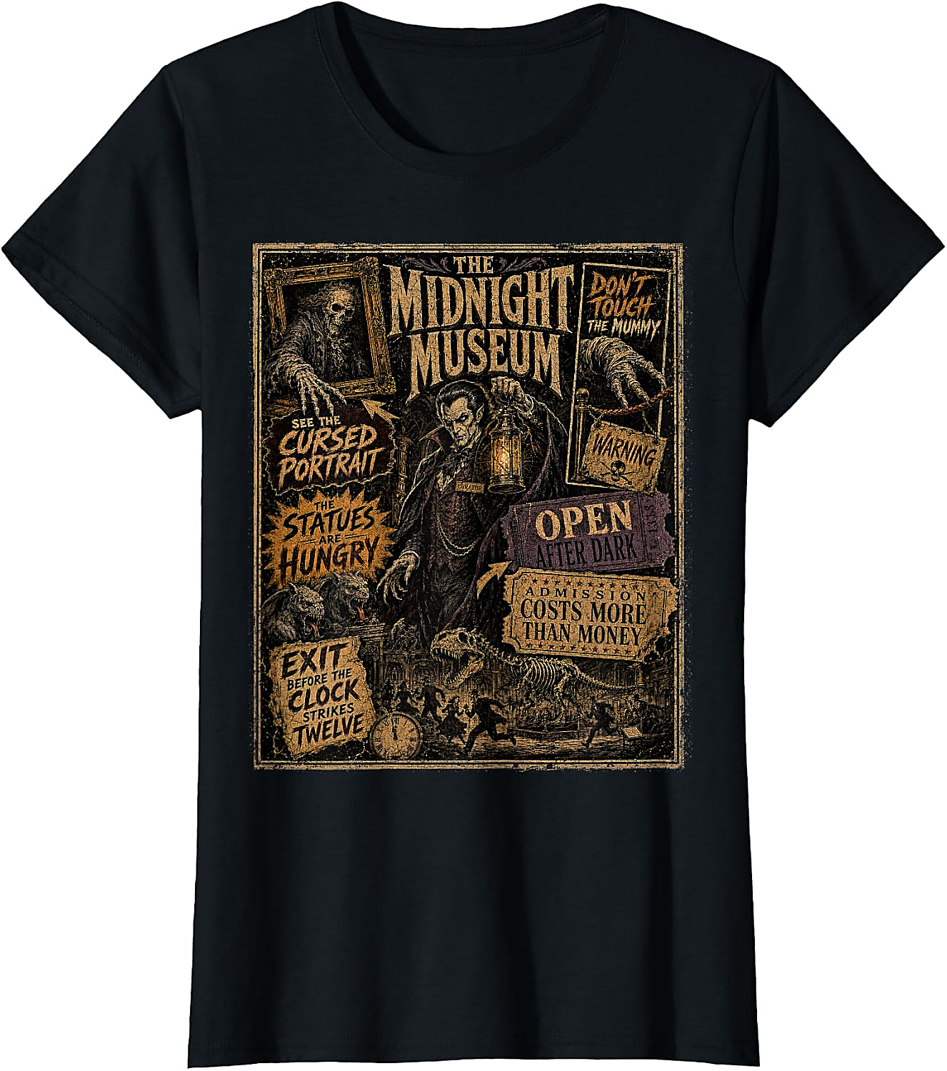 Vintage Halloween Poster Shirt | Midnight Museum Tee