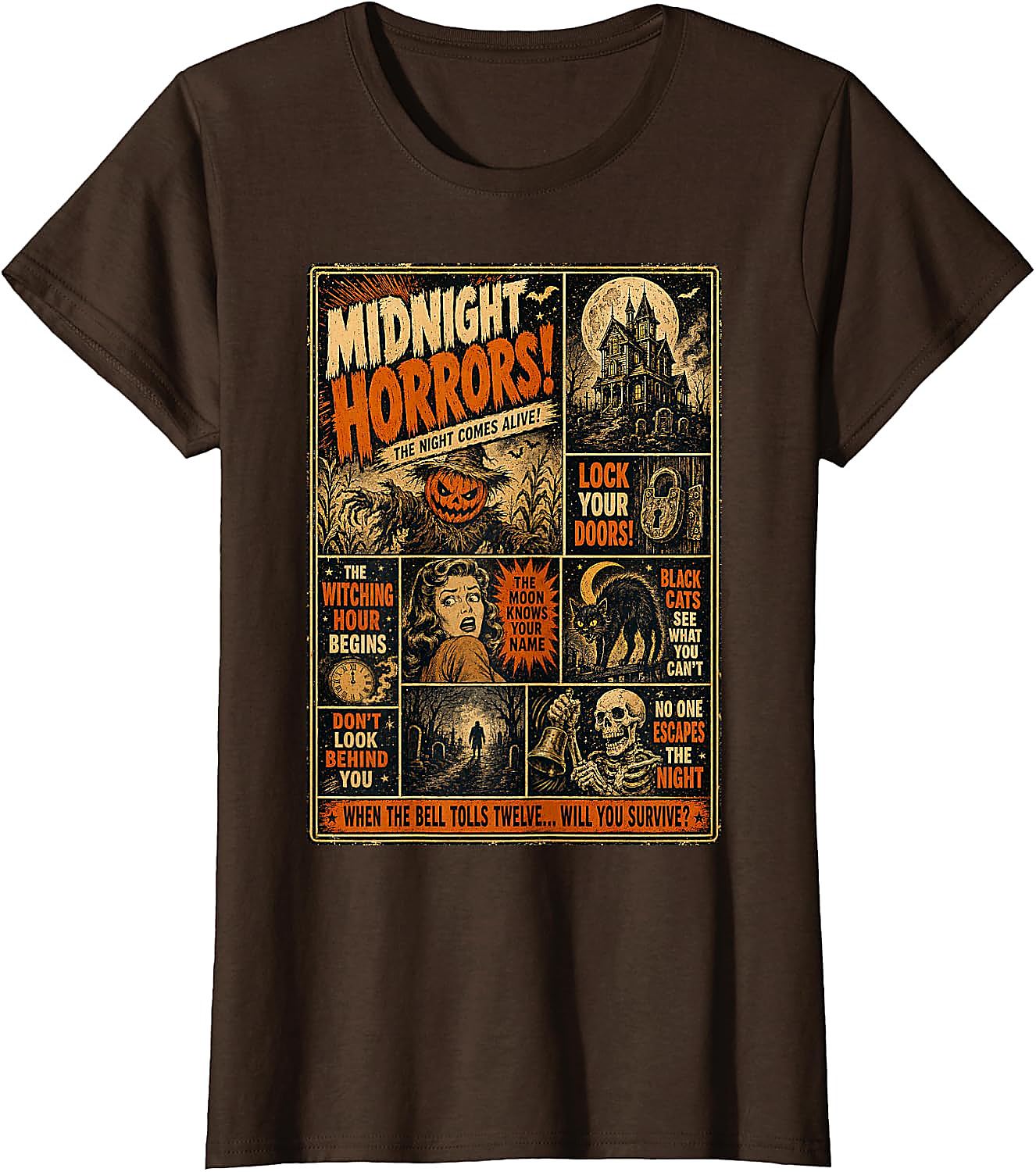 Vintage Horror Halloween T-Shirt | Spooky Poster Tee