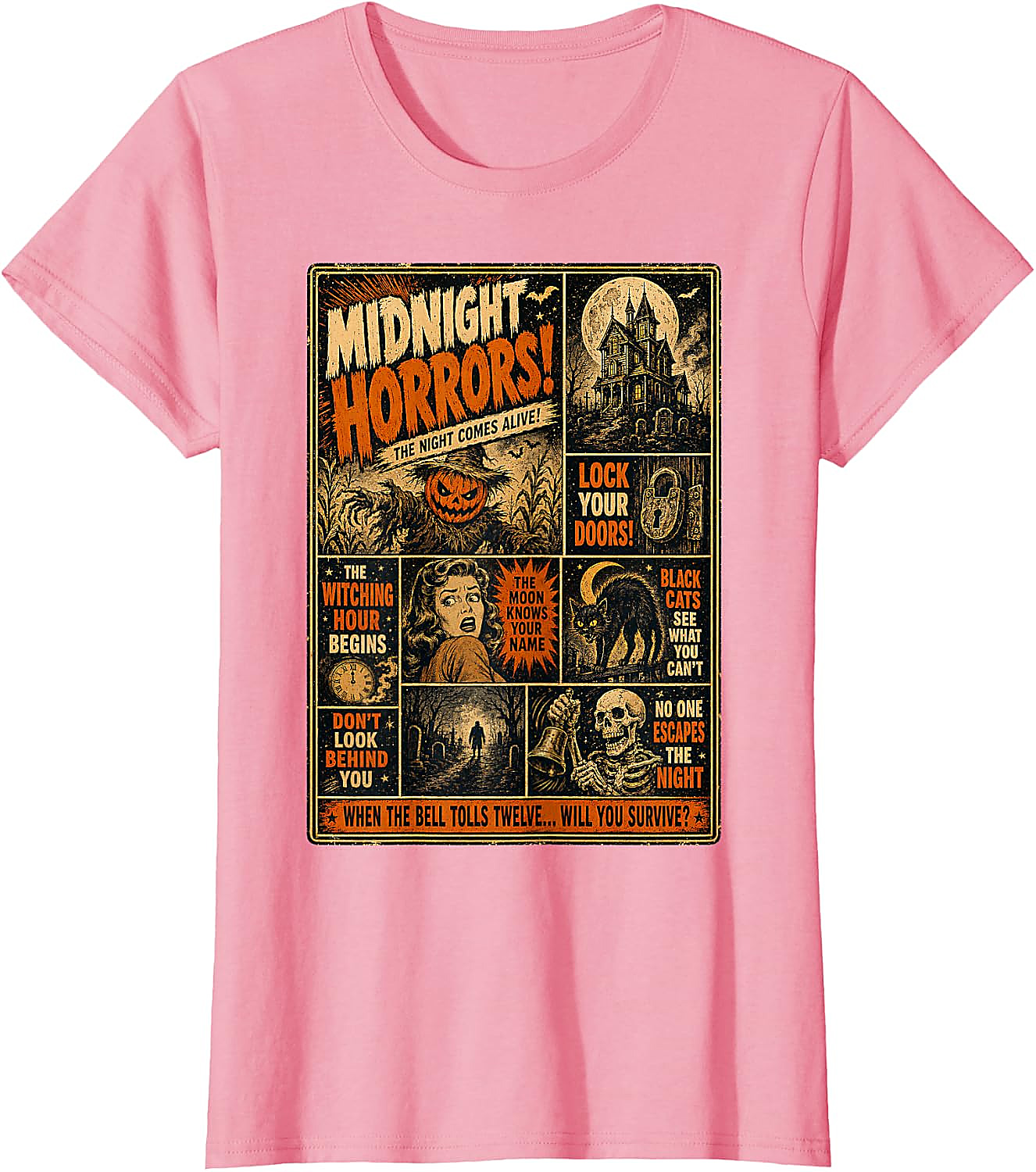 Vintage Horror Halloween T-Shirt | Spooky Poster Tee