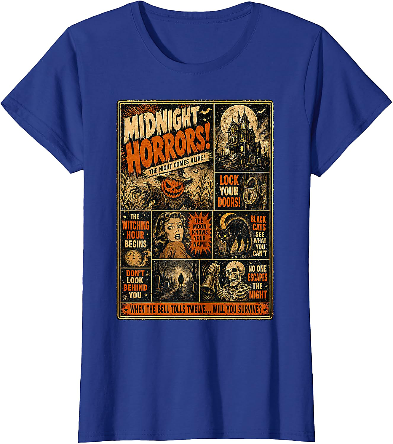 Vintage Horror Halloween T-Shirt | Spooky Poster Tee