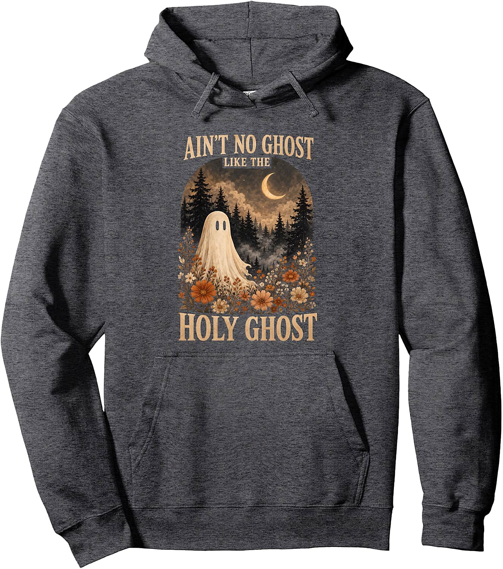 Holy Ghost Halloween Pullover Hoodie - Vintage Design