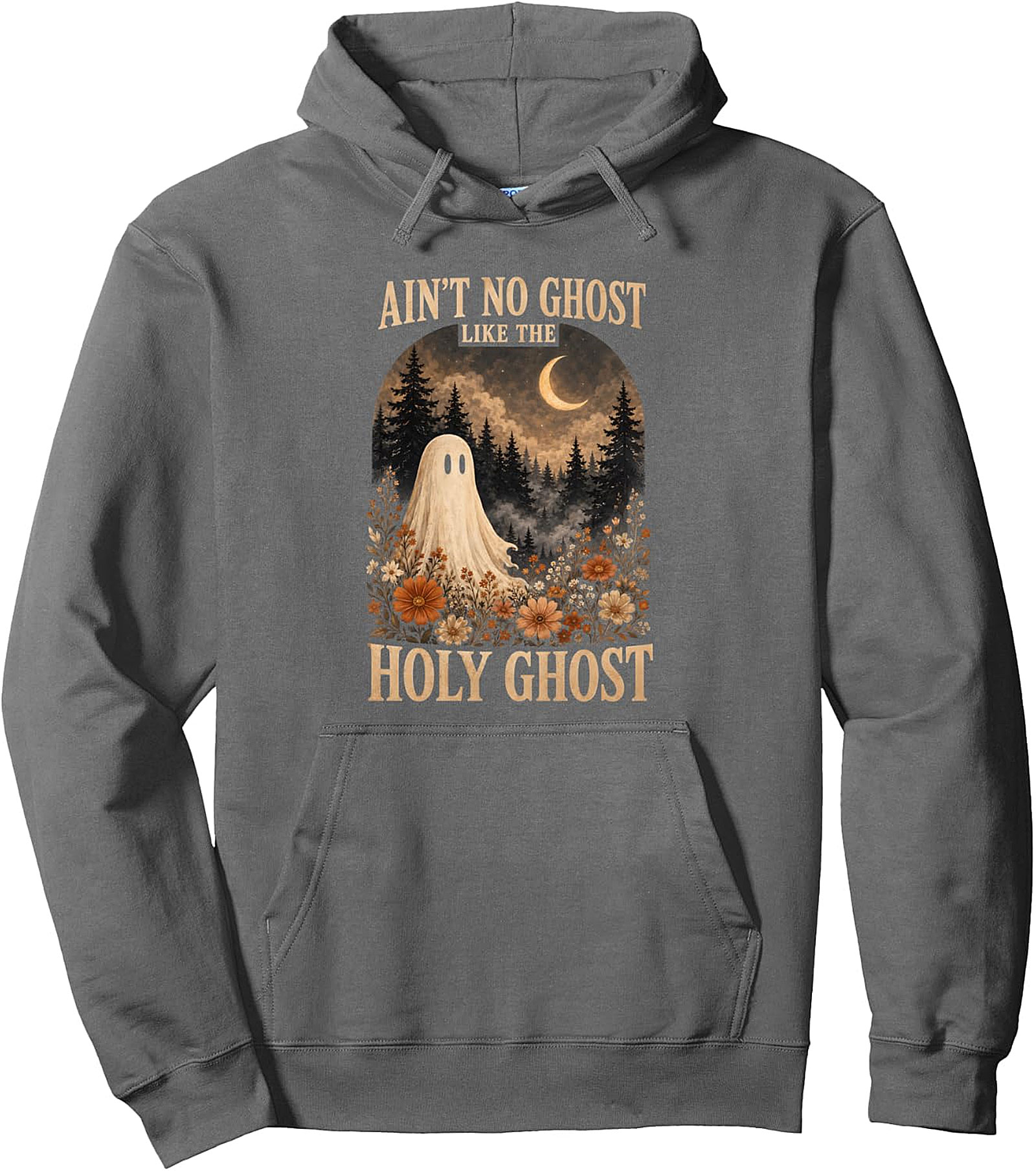 Holy Ghost Halloween Pullover Hoodie - Vintage Design