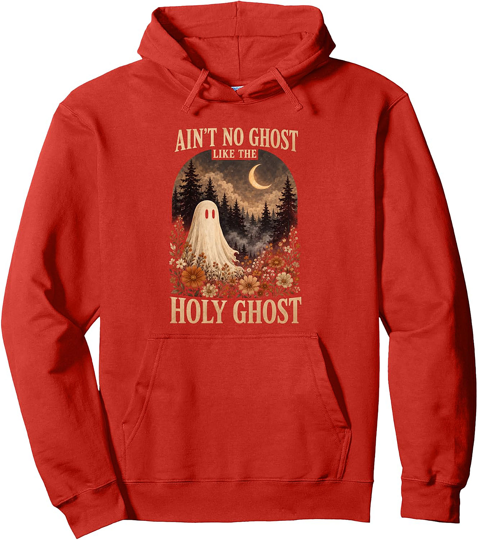 Holy Ghost Halloween Pullover Hoodie - Vintage Design