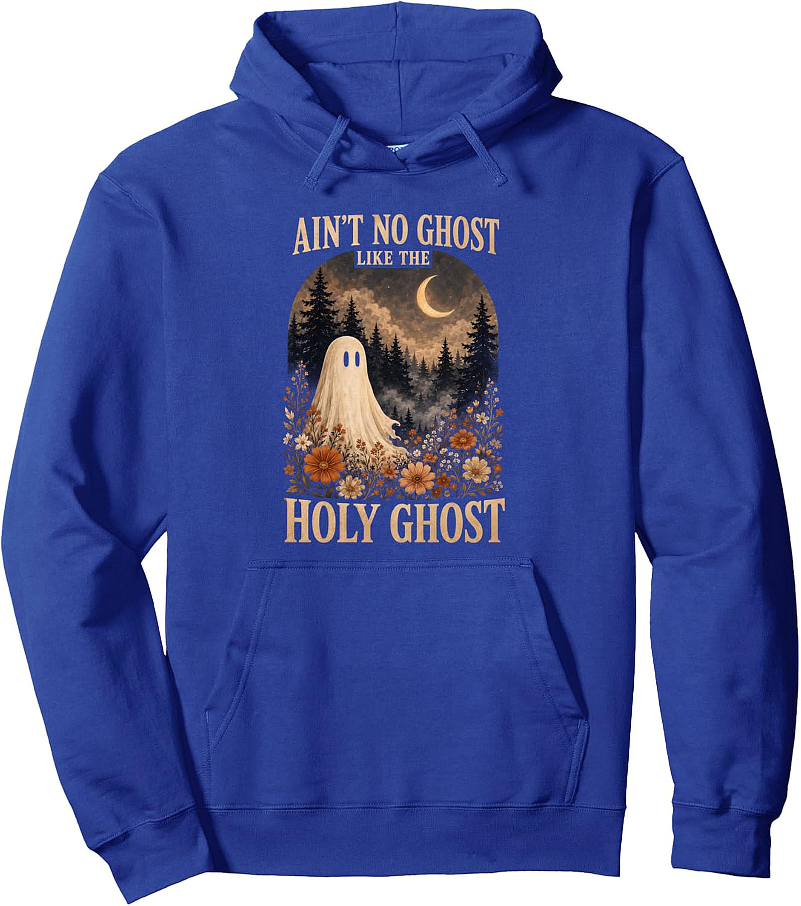 Holy Ghost Halloween Pullover Hoodie - Vintage Design