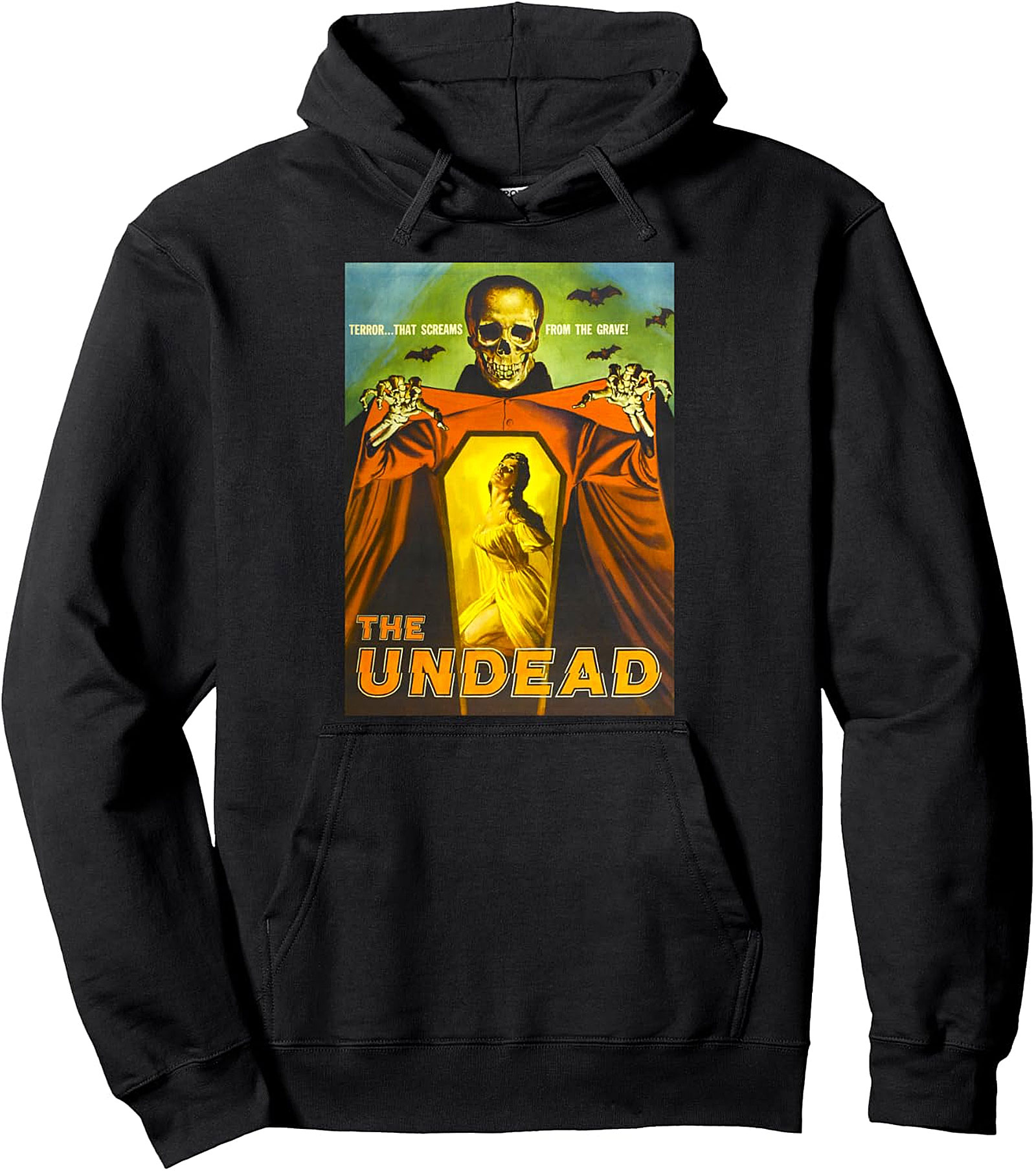 Retro Horror "The Undead" Pullover Hoodie - Spooky Style