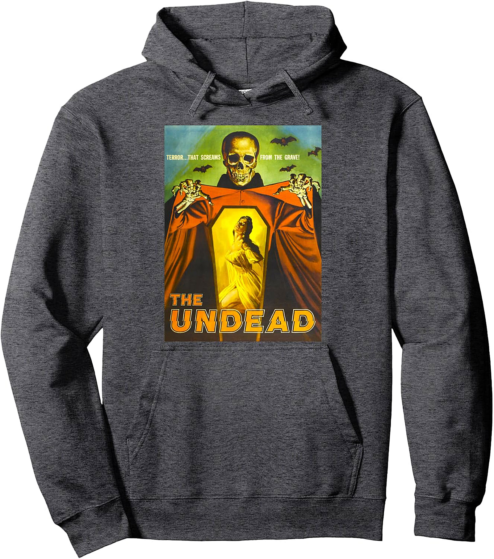 Retro Horror "The Undead" Pullover Hoodie - Spooky Style