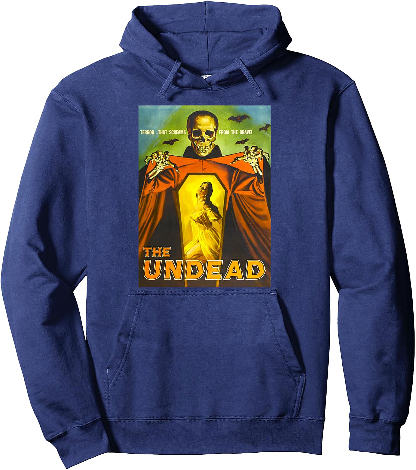 Retro Horror "The Undead" Pullover Hoodie - Spooky Style