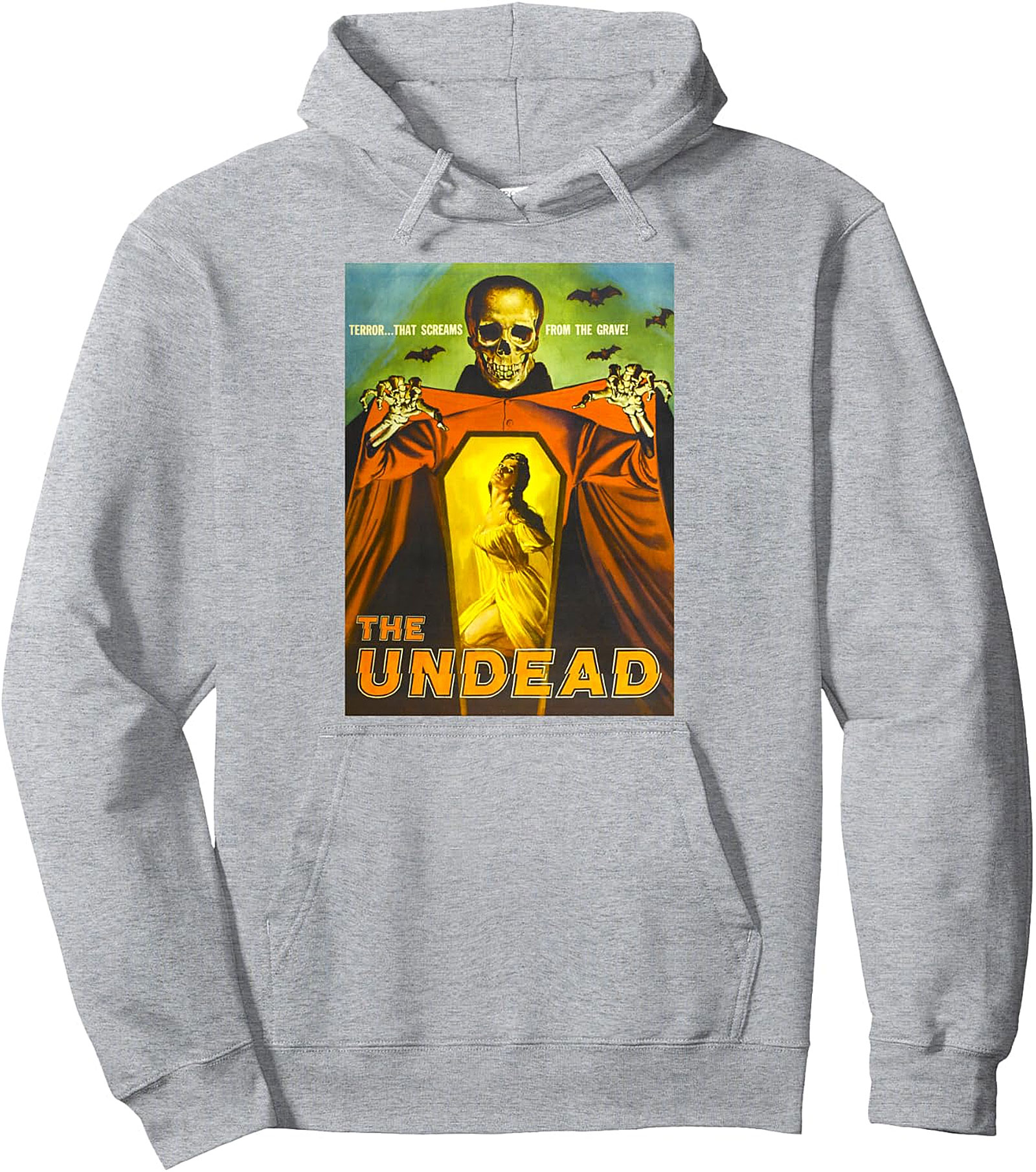 Retro Horror "The Undead" Pullover Hoodie - Spooky Style