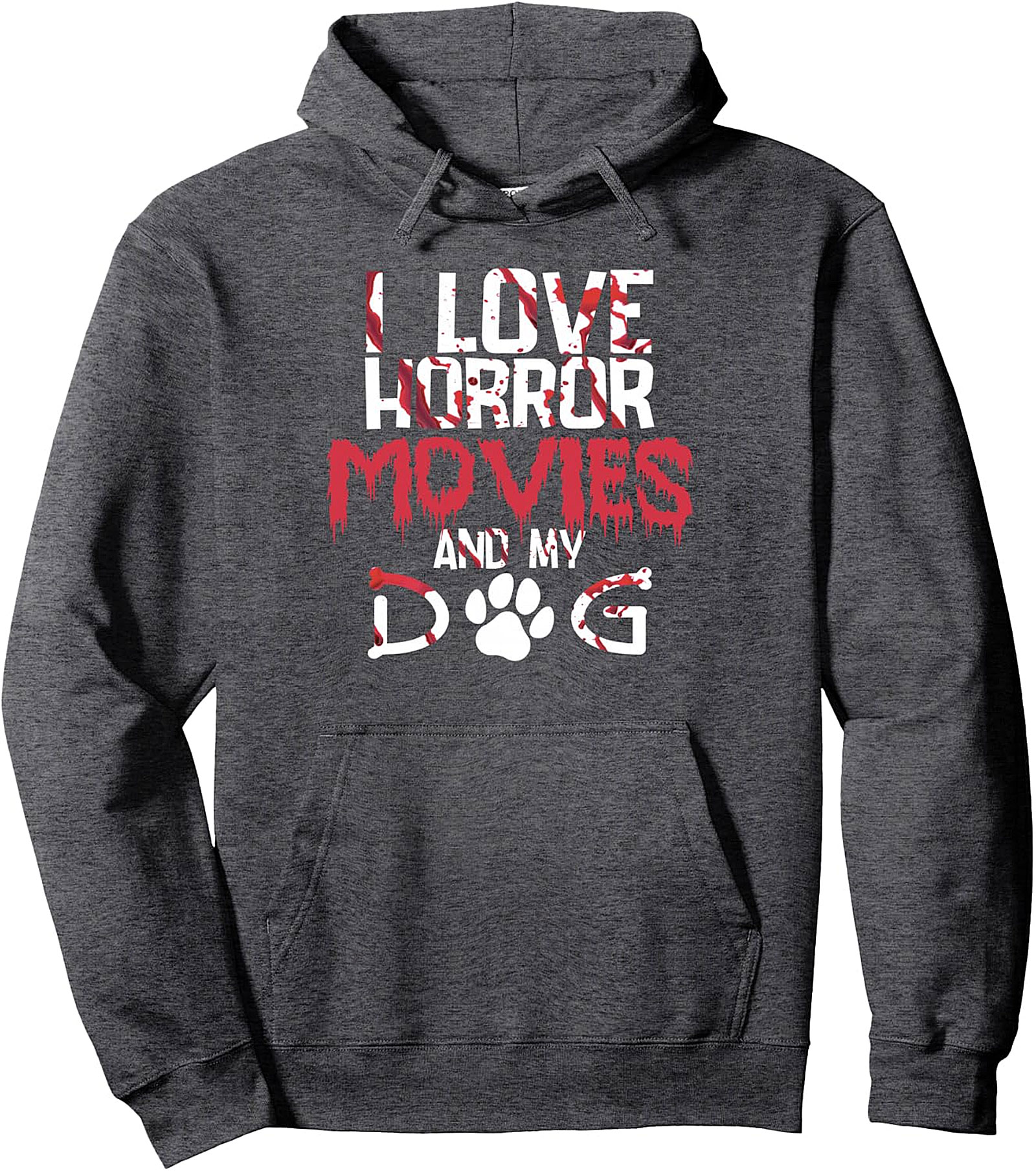  Horror Movies & Dog Lovers Pullover Hoodie - Spooky Fun
