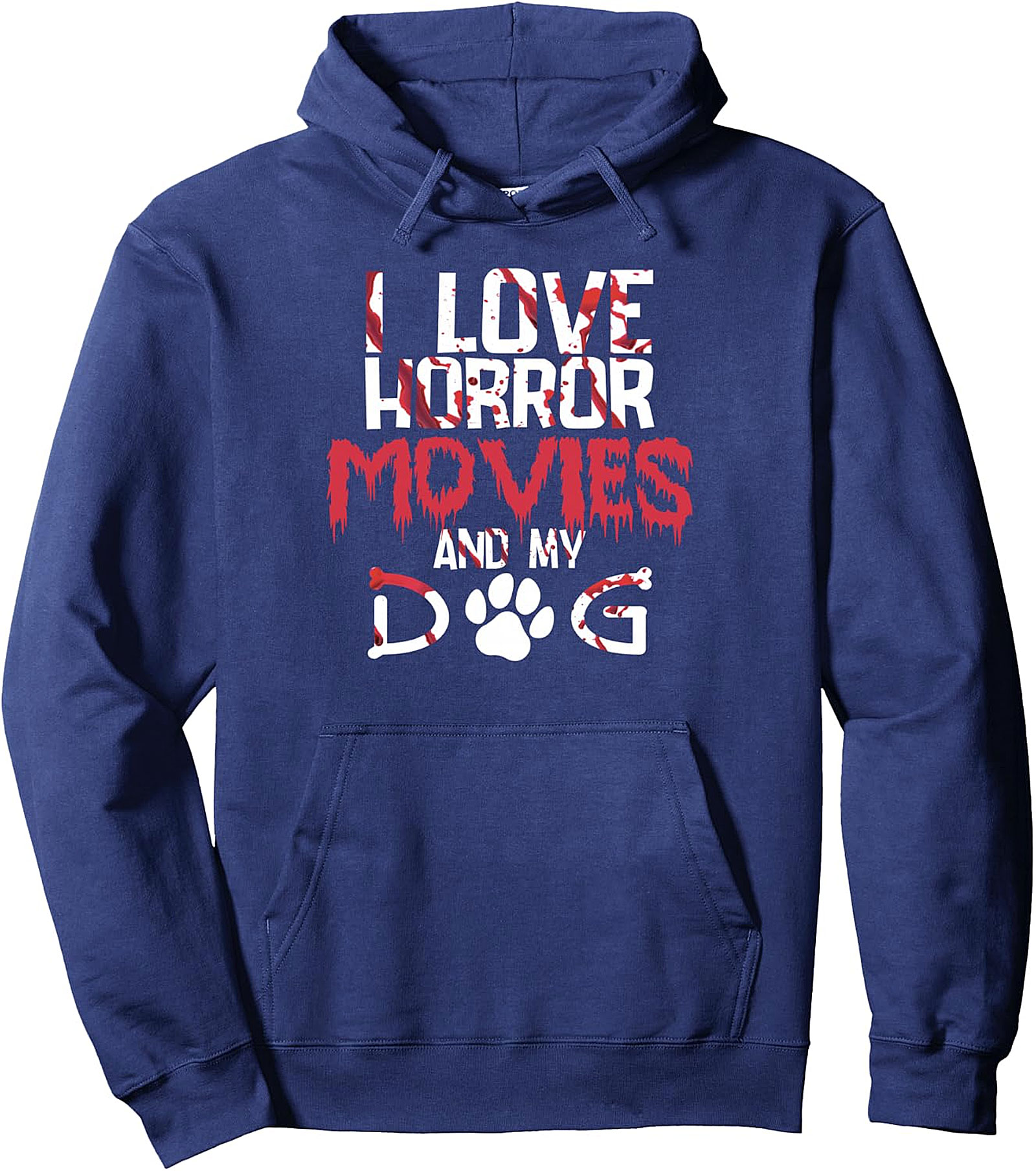  Horror Movies & Dog Lovers Pullover Hoodie - Spooky Fun