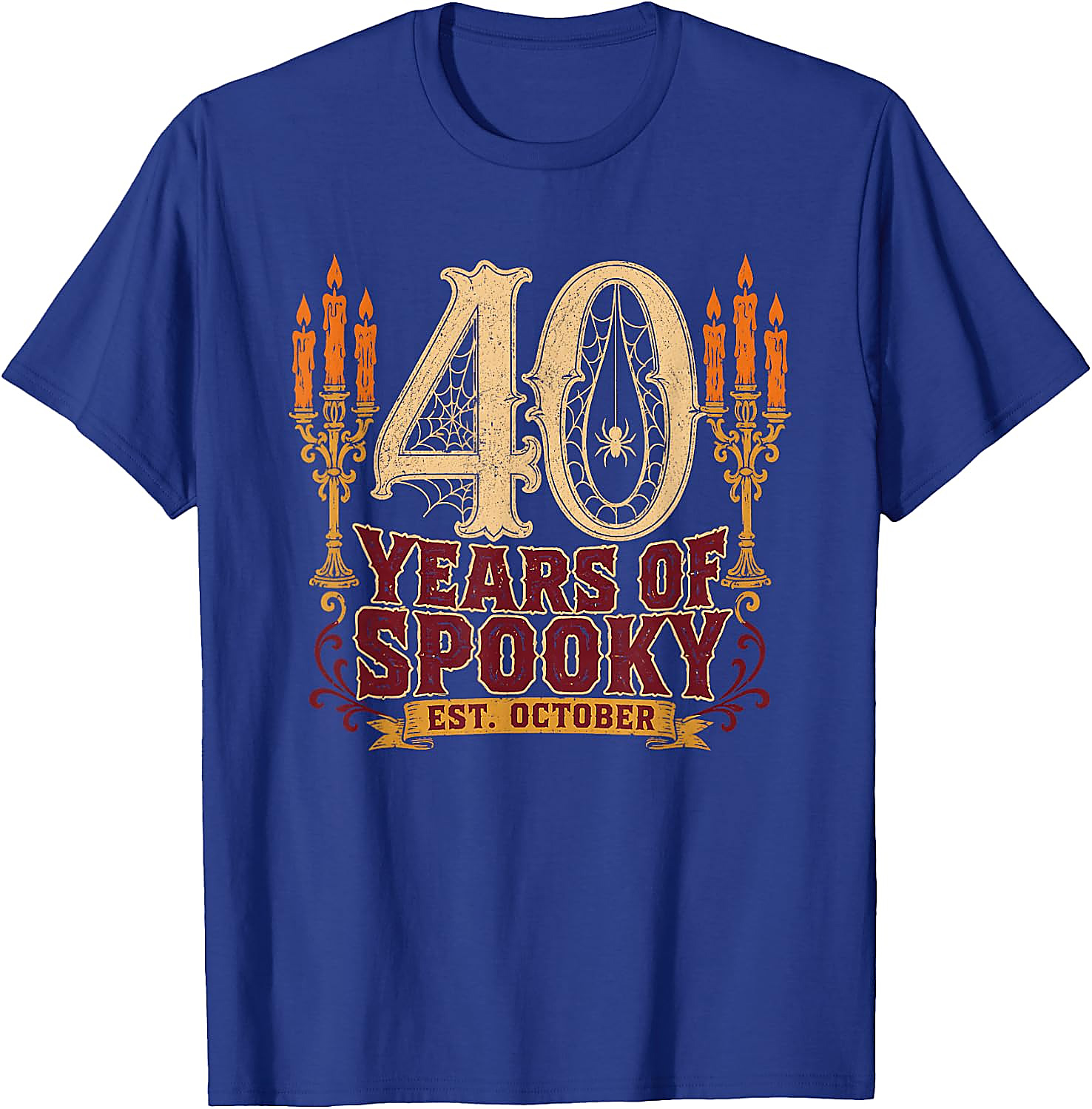 40 Years of Spooky Halloween 40th Birthday T-Shirt