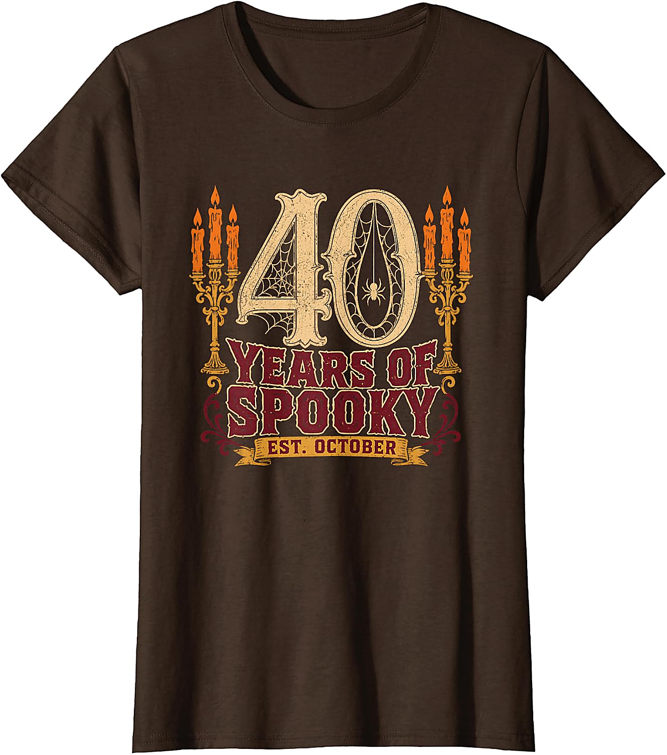 40 Years of Spooky Halloween 40th Birthday T-Shirt