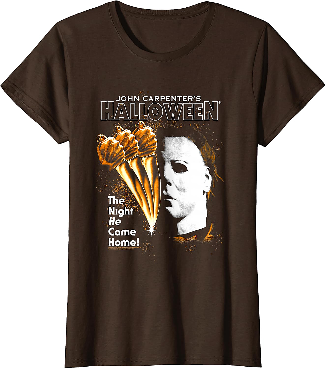 Halloween Moving Knife Poster T-Shirt | Michael Myers Tee
