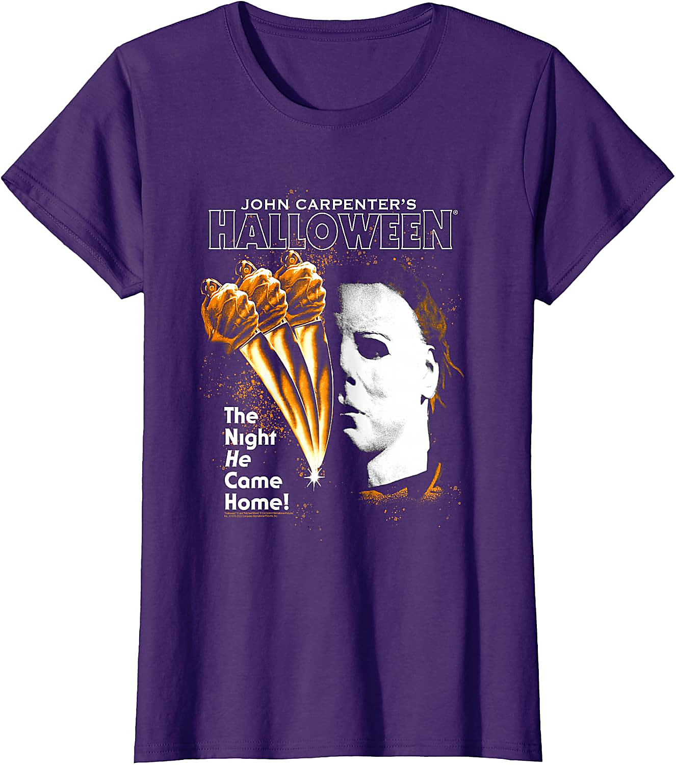 Halloween Moving Knife Poster T-Shirt | Michael Myers Tee