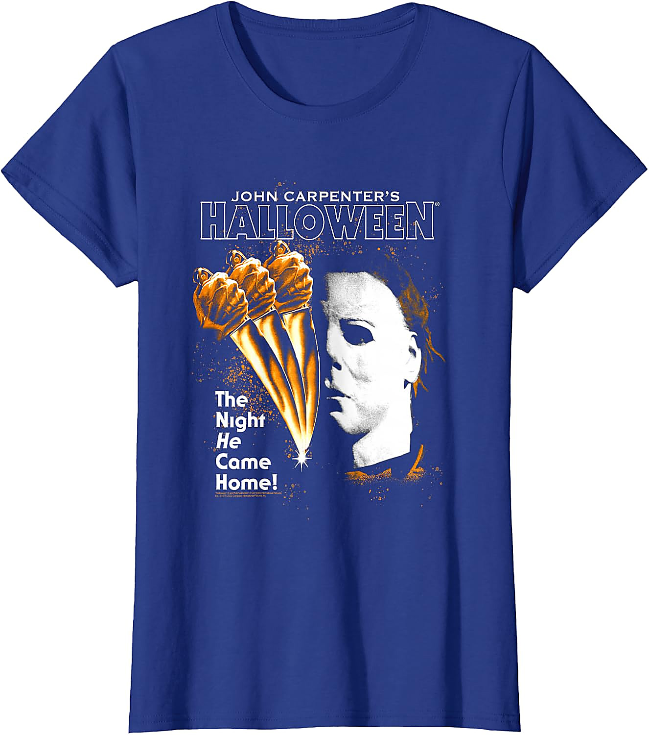 Halloween Moving Knife Poster T-Shirt | Michael Myers Tee