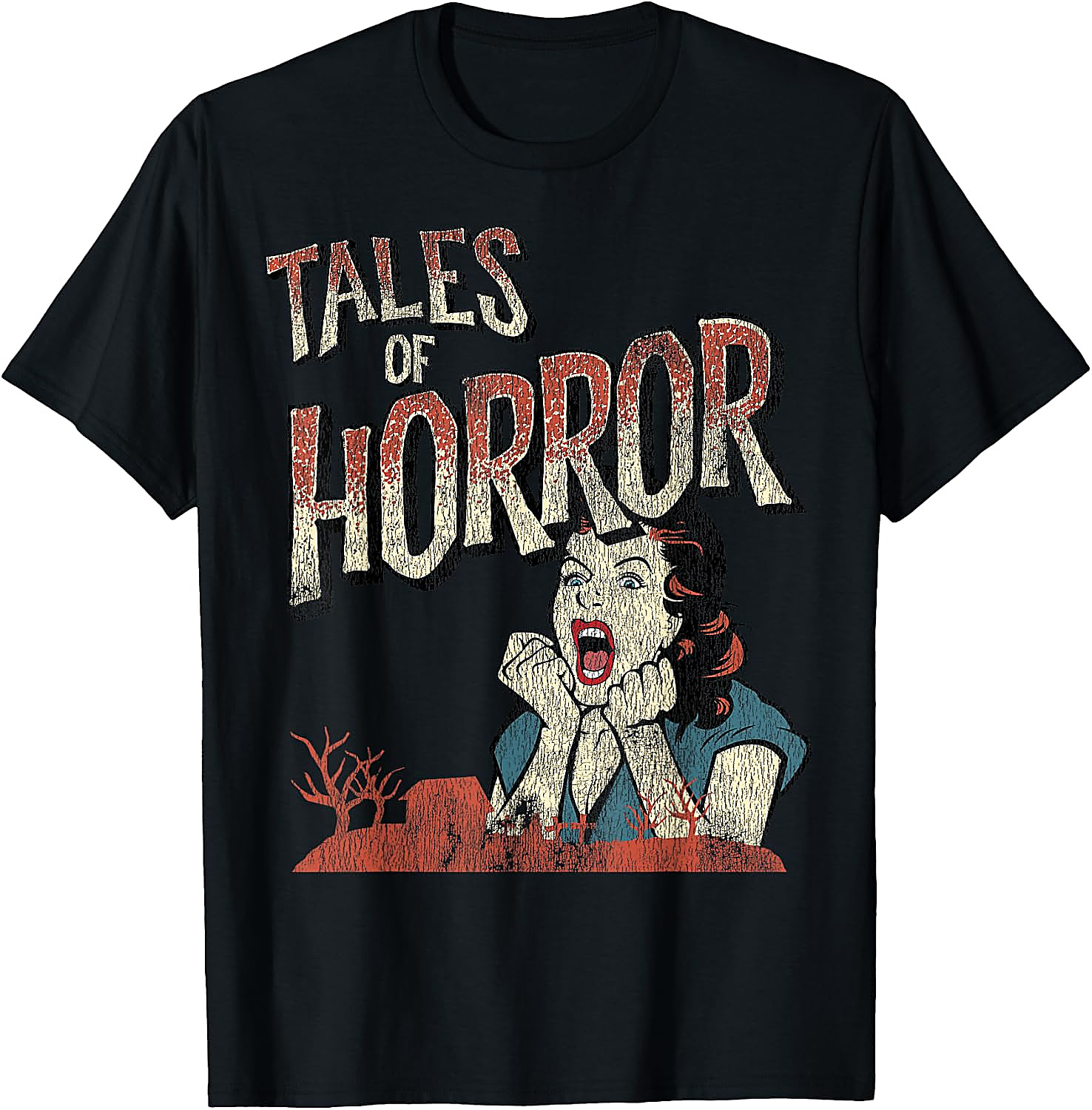 Vintage Horror Movie Poster Shirt | Funny Halloween Tee