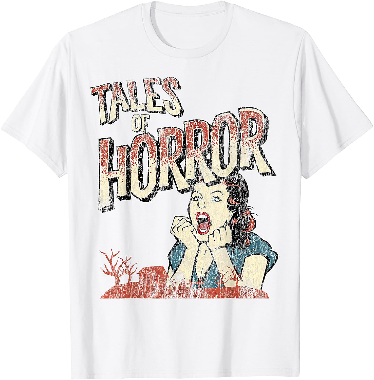 Vintage Horror Movie Poster Shirt | Funny Halloween Tee