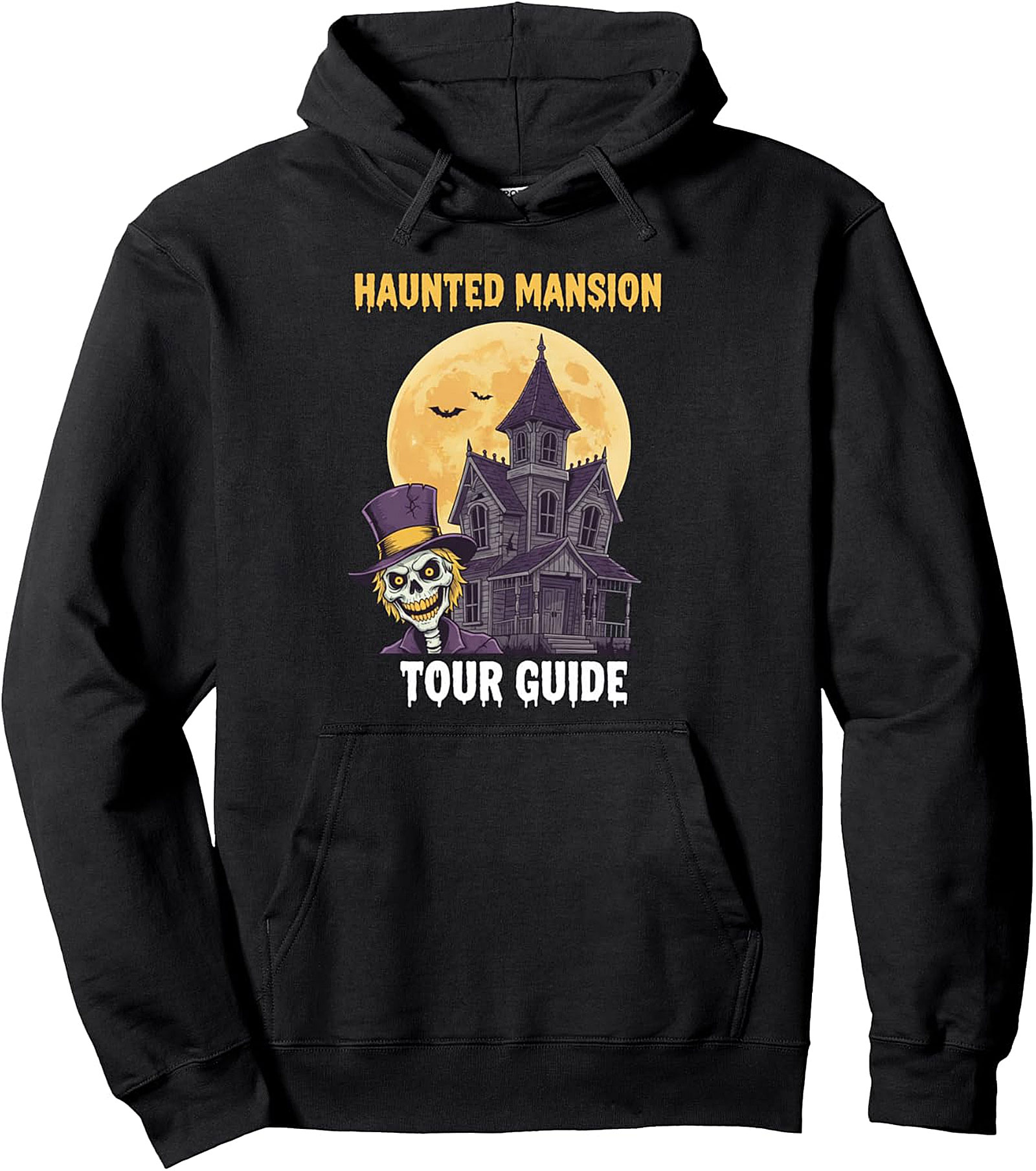 Haunted Mansion Tour Guide Pullover Hoodie - Spooky Fun!