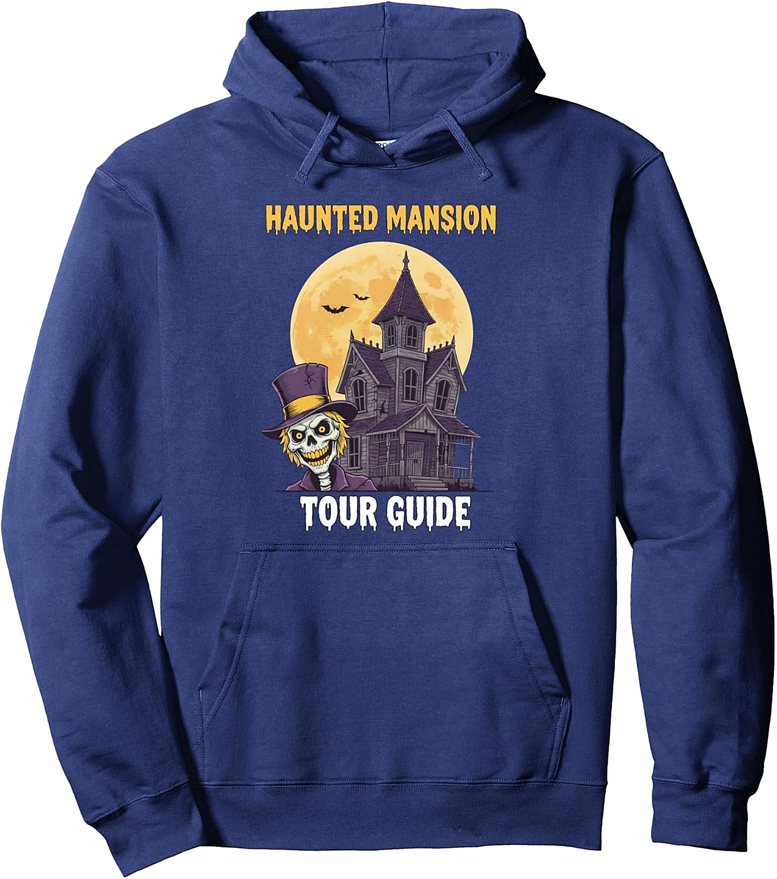 Haunted Mansion Tour Guide Pullover Hoodie - Spooky Fun!