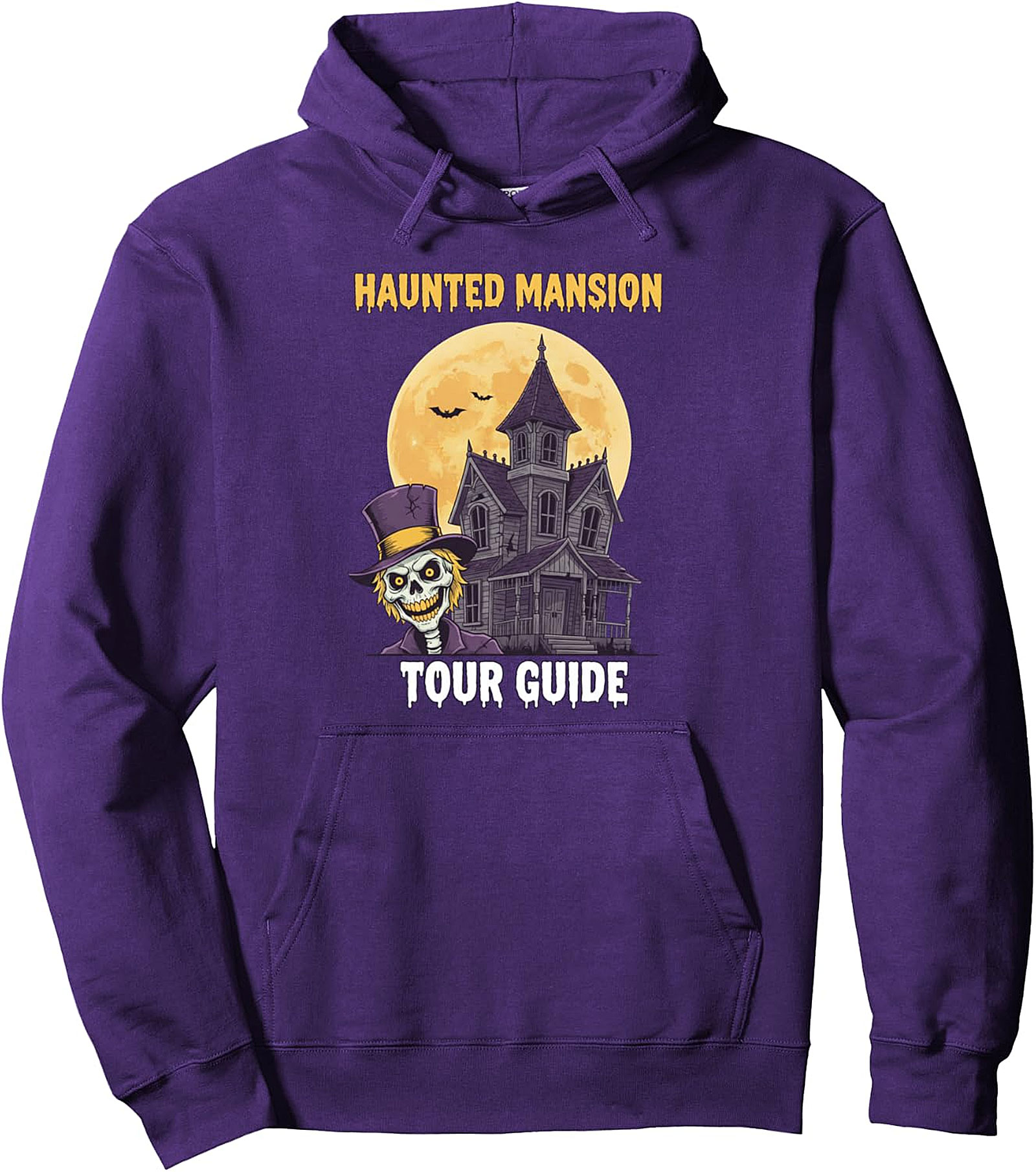  Haunted Mansion Tour Guide Pullover Hoodie - Spooky Fun!