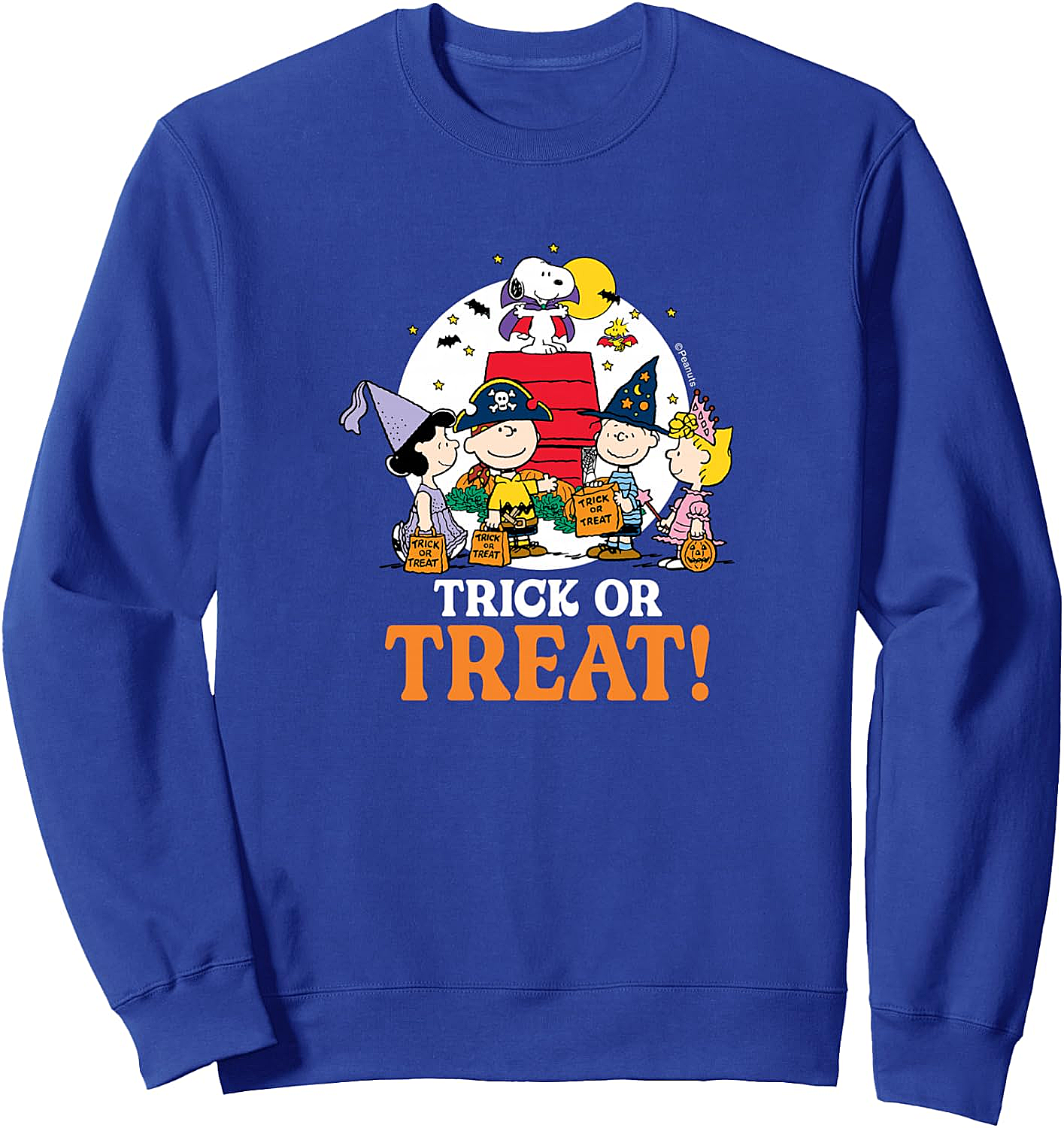  Peanuts Halloween Trick Or Treat Sweatshirt Cozy Fun