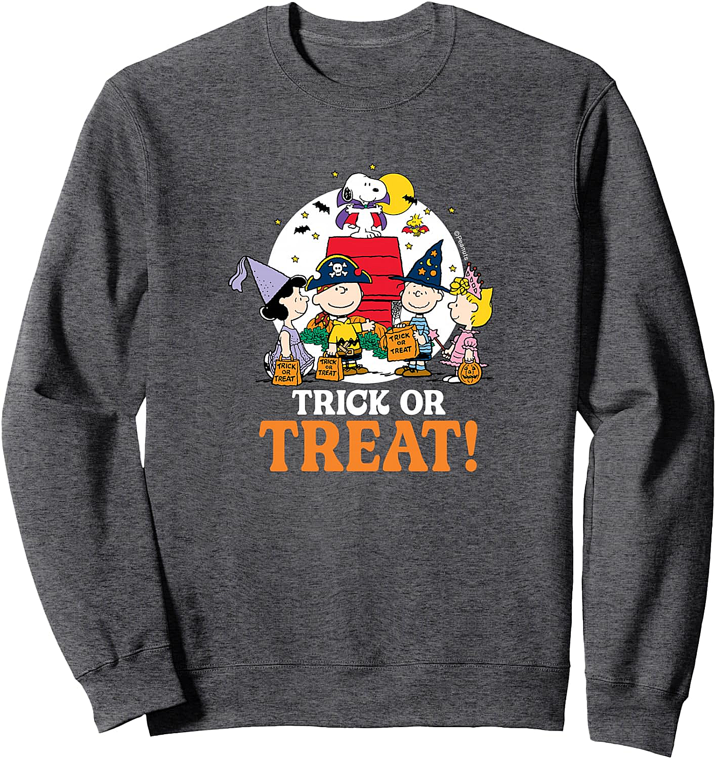  Peanuts Halloween Trick Or Treat Sweatshirt Cozy Fun