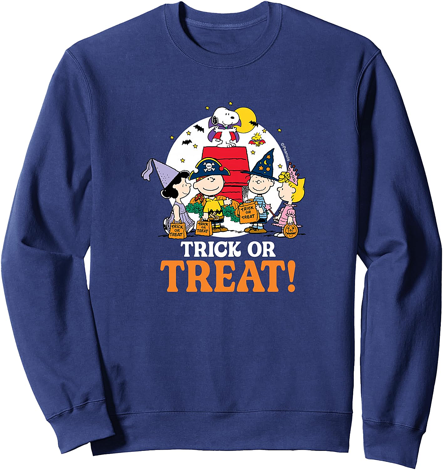  Peanuts Halloween Trick Or Treat Sweatshirt Cozy Fun