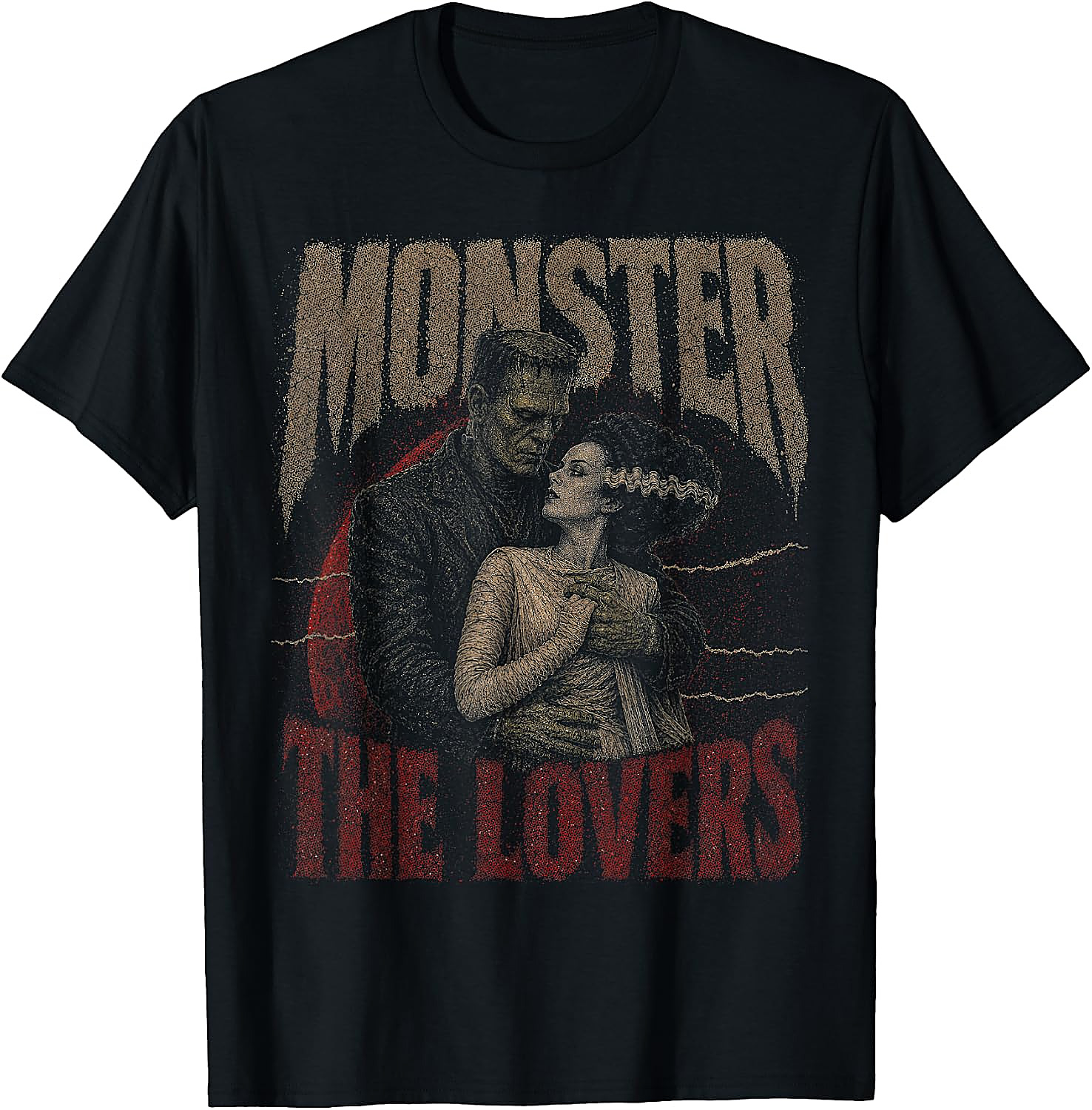 Frankenstein Monster and Wife Shirt | Horror Couple Tee